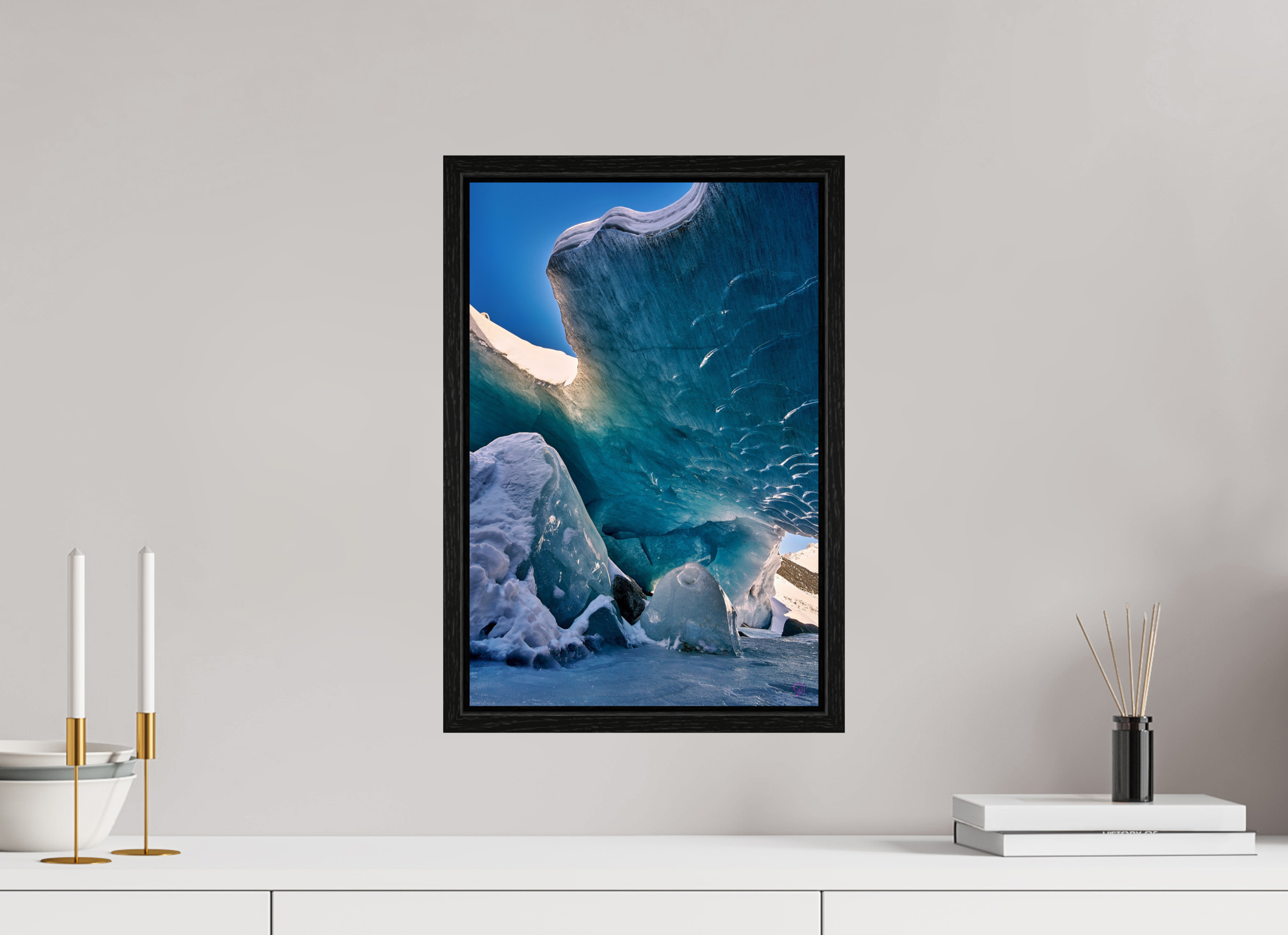 30 x 45 cm, Floater Frame Morteratsch 9