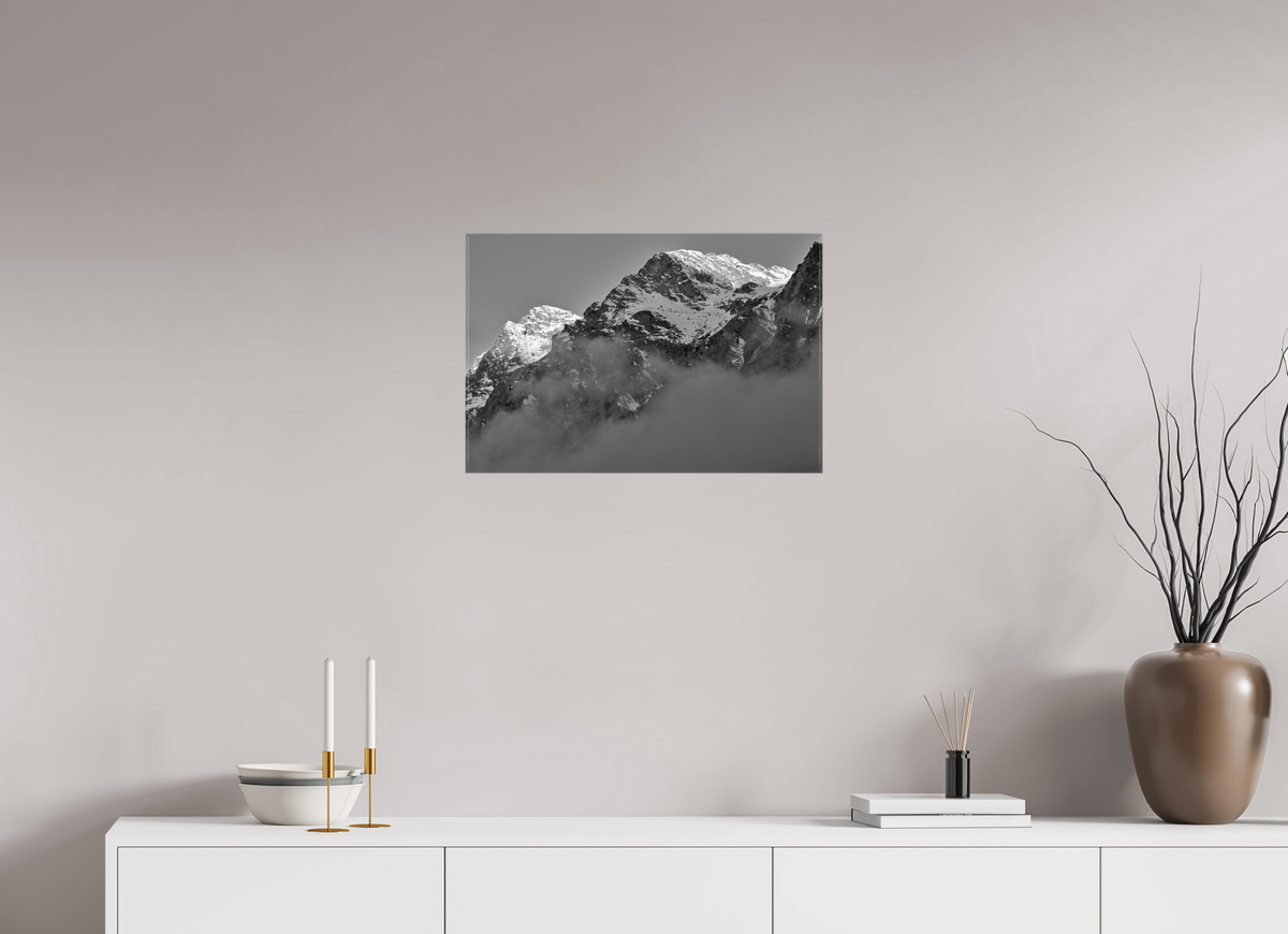 60 x 40 cm, Fotoleinwand glänzend ohne Rahmen Sils 25