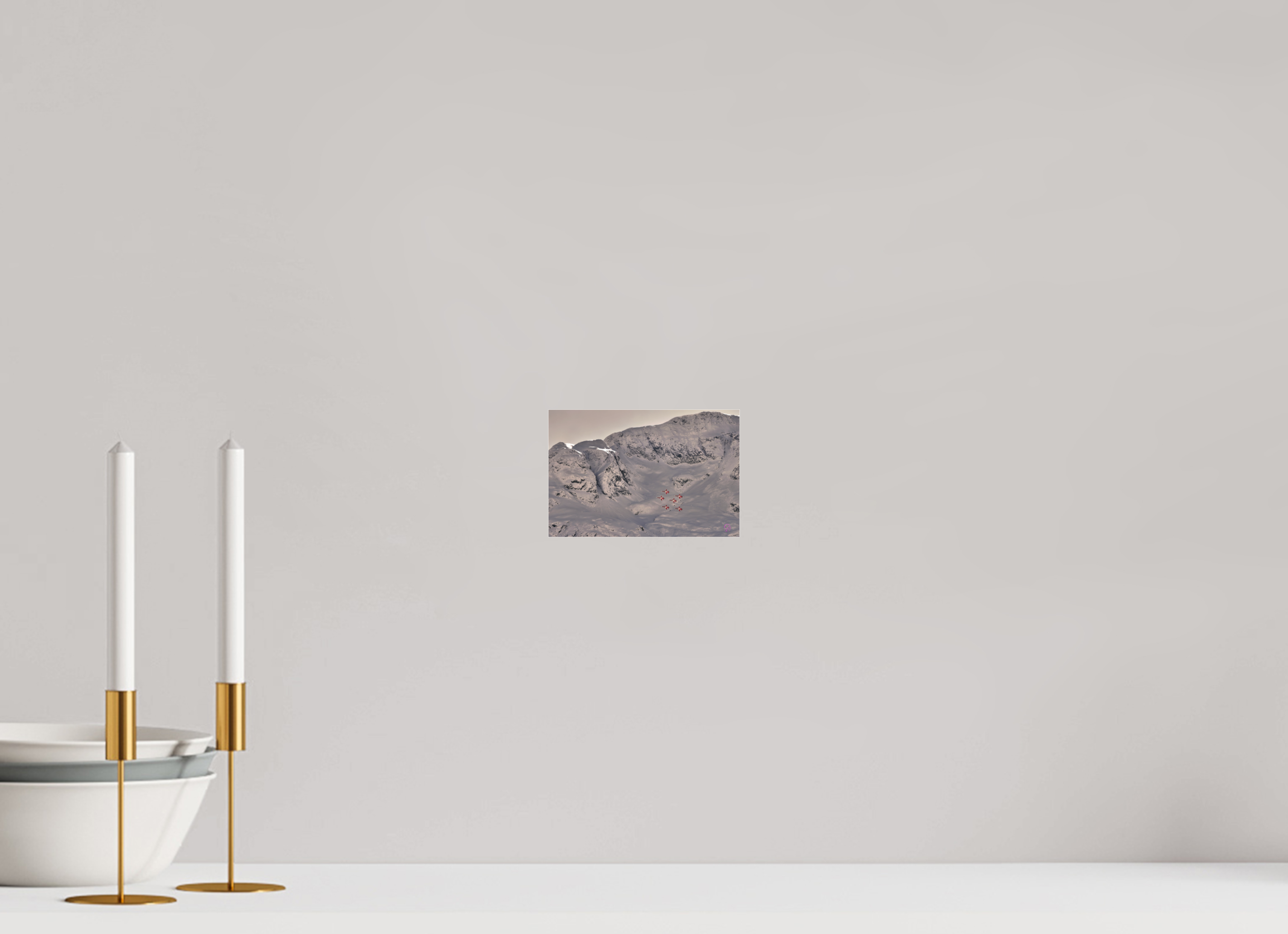 15 x 10 cm, Photo Print Under Acrylic Glass Patrouille Suisse 7
