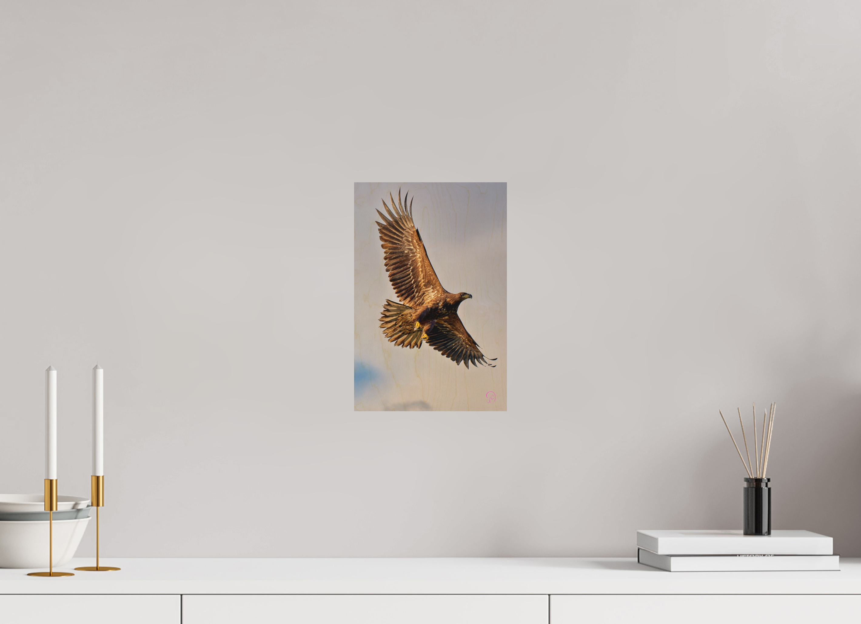 20 x 30 cm, Druck auf Holz Sea Eagle 6