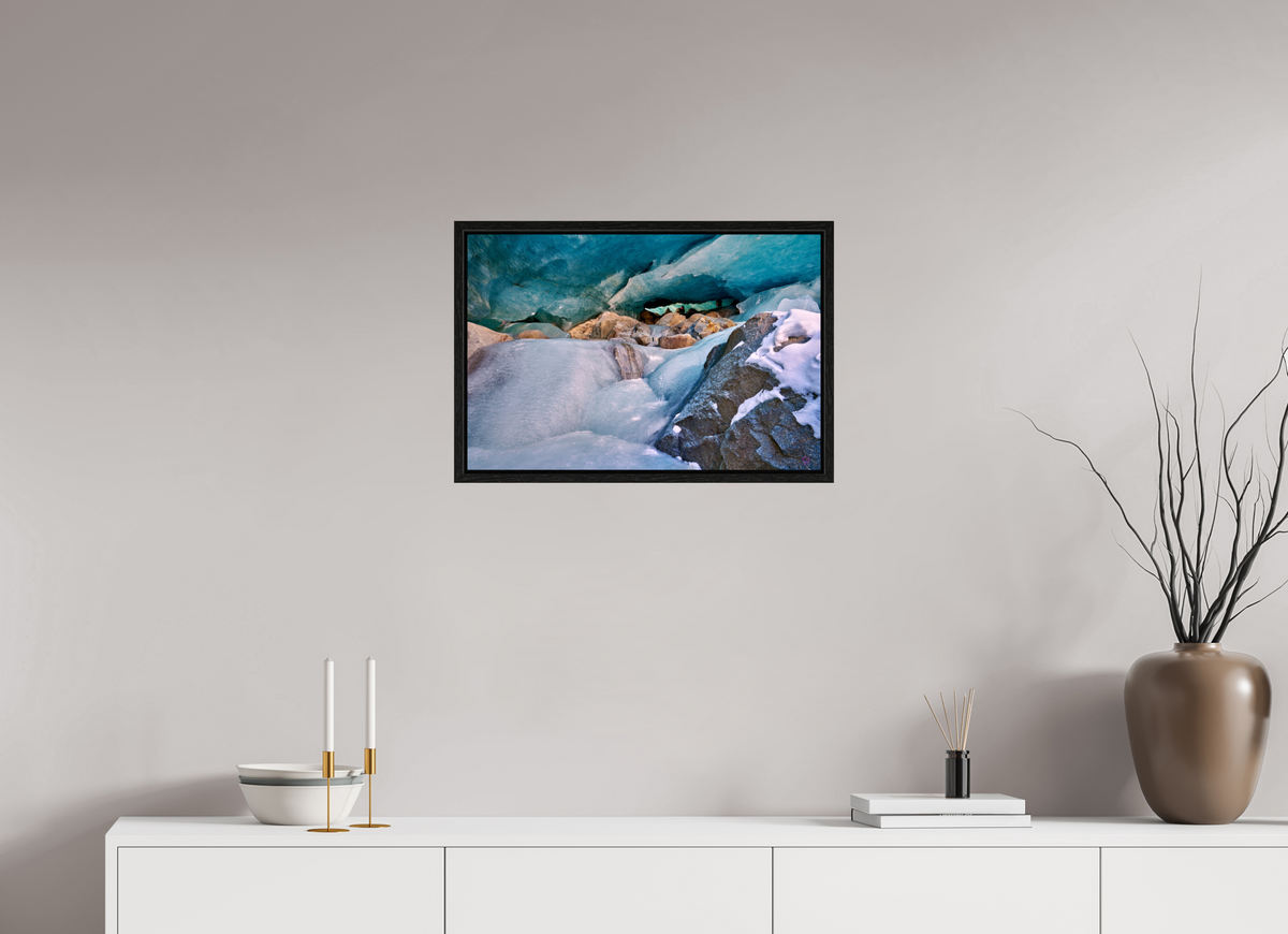 60 x 40 cm, Floater Frame Morteratsch 3