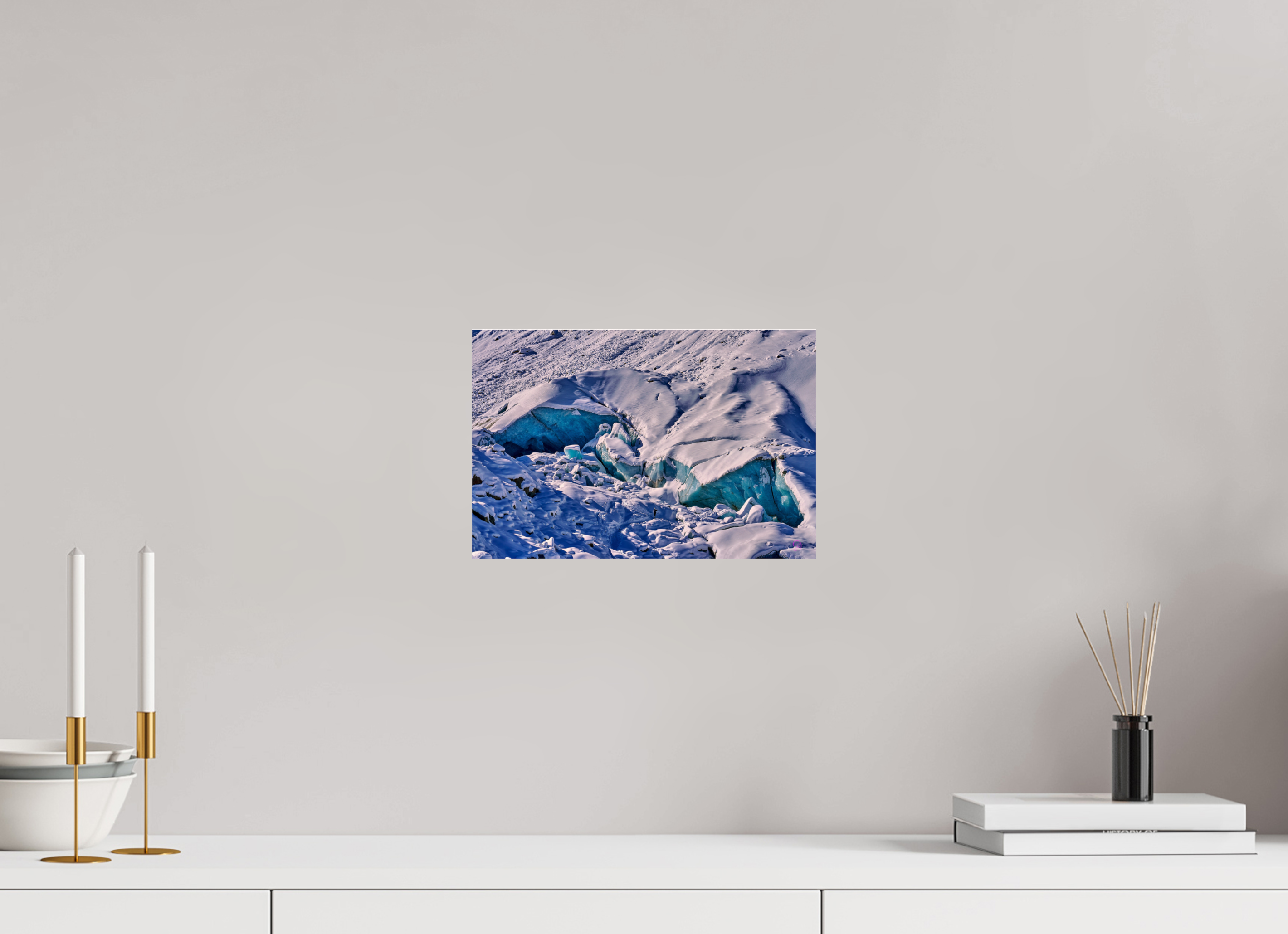 30 x 20 cm, Photo Print Under Acrylic Glass Morteratsch 1