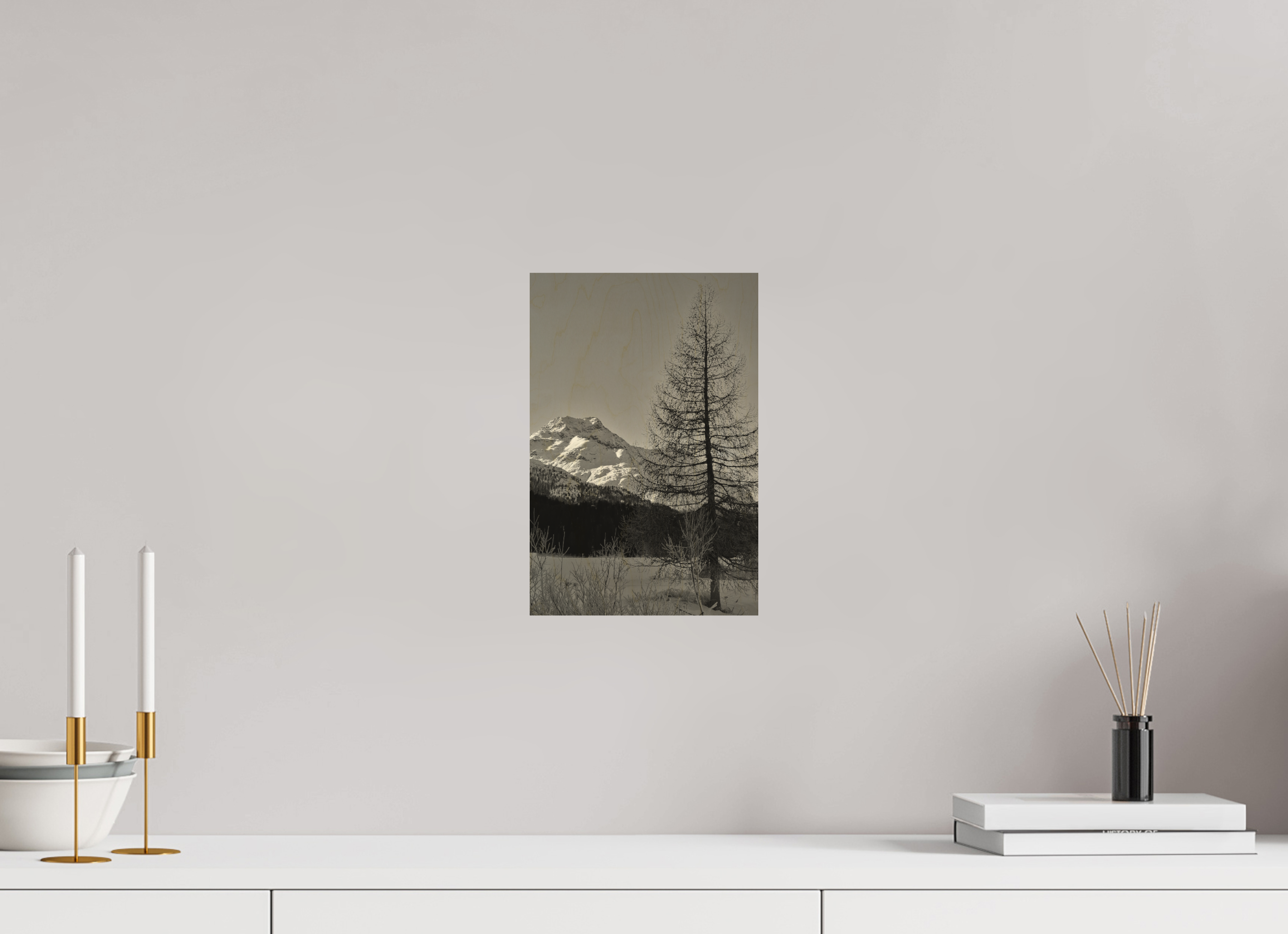 20 x 30 cm, Druck auf Holz Sils 9
