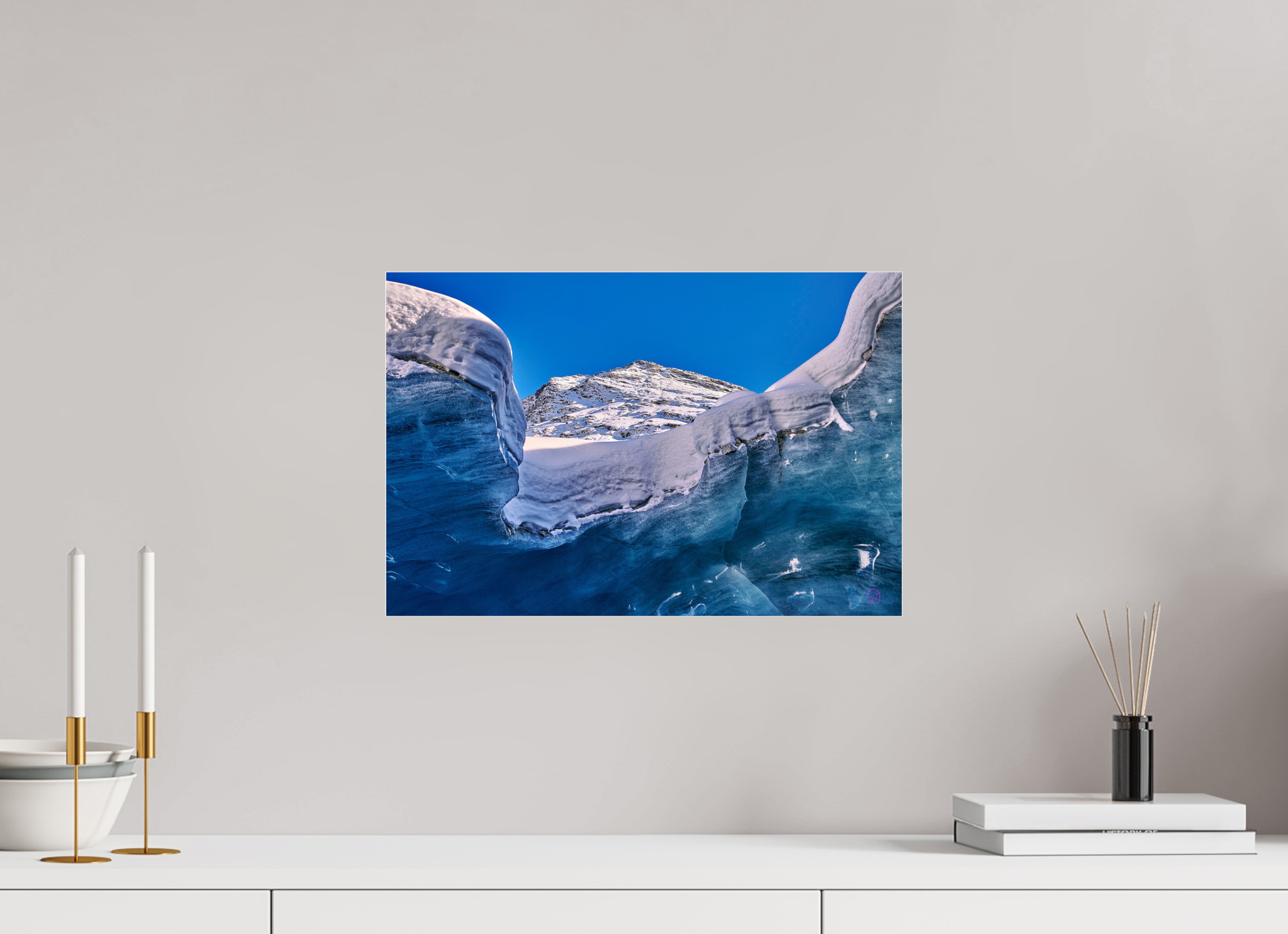 45 x 30 cm, Photo Print Under Acrylic Glass Morteratsch 11