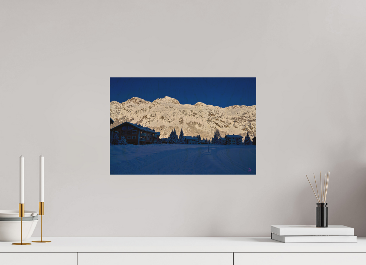 45 x 30 cm, Druck auf Holz Sils 28