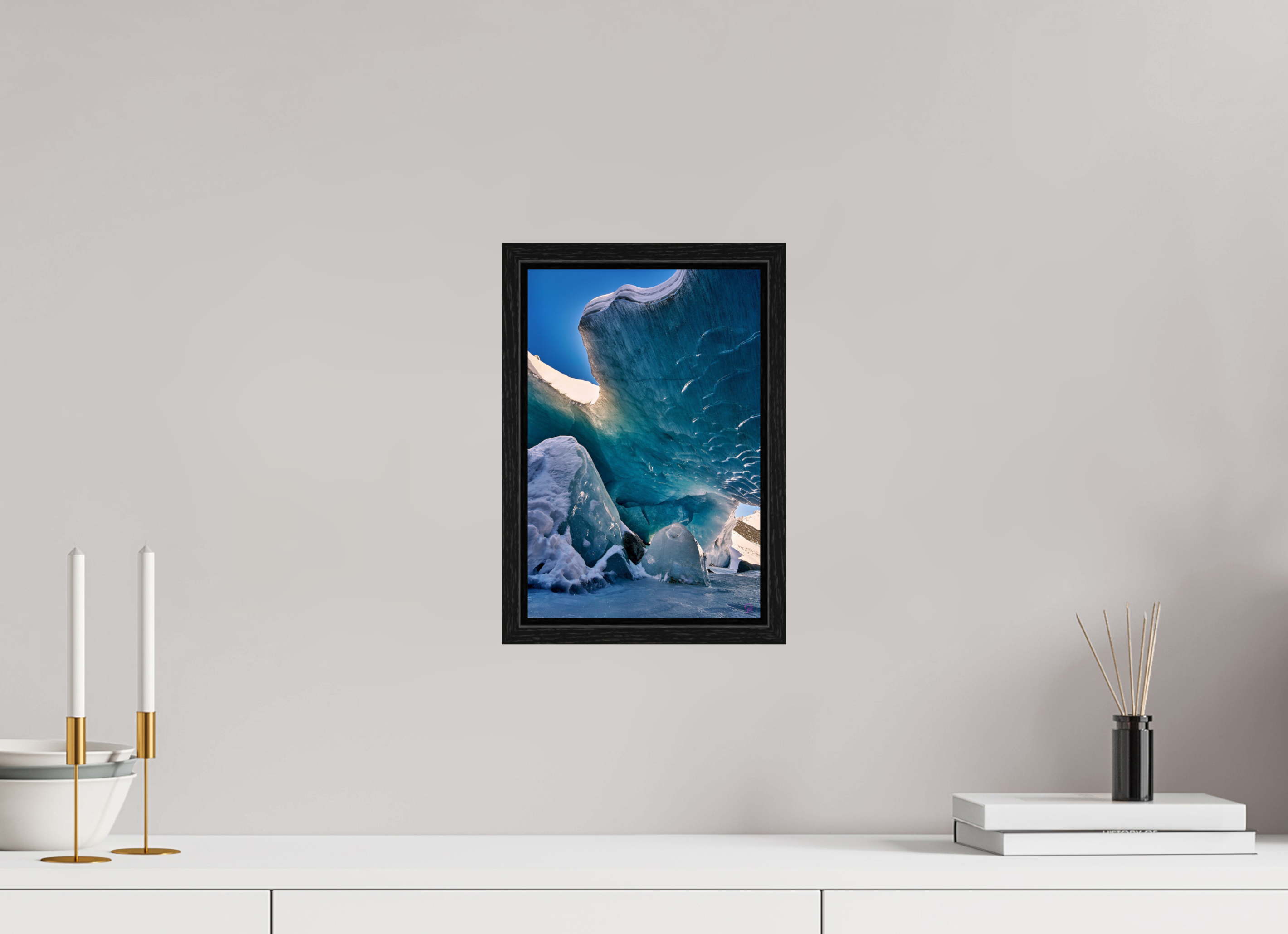 20 x 30 cm, Floater Frame Morteratsch 9