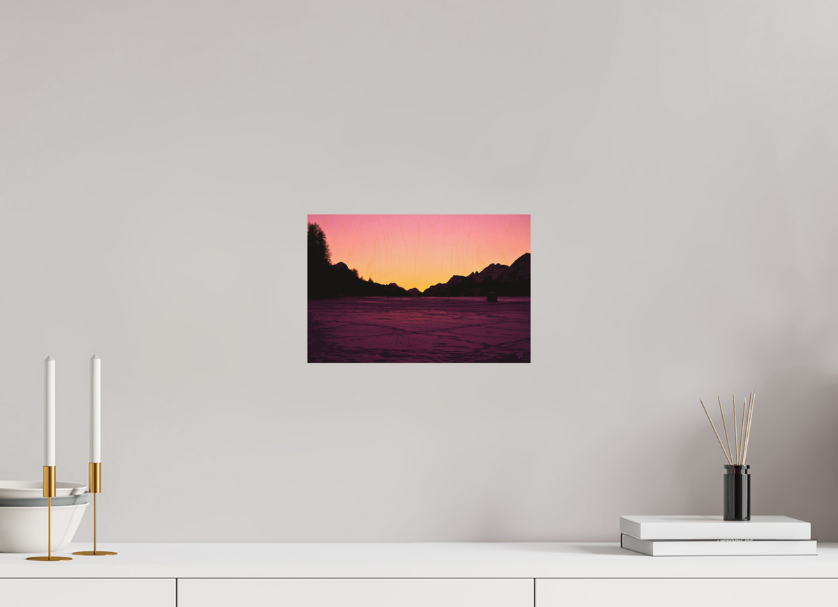 30 x 20 cm, Druck auf Holz Sils 12