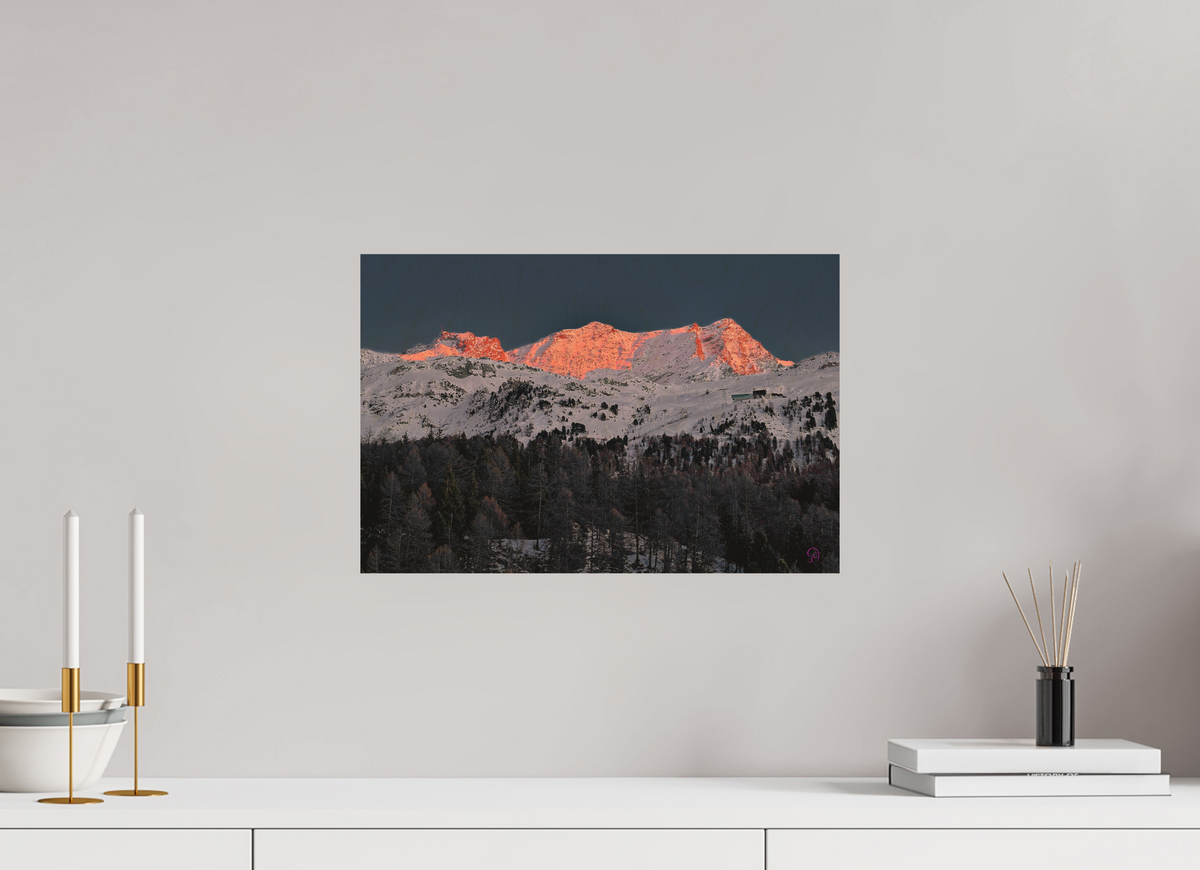 45 x 30 cm, Druck auf Holz Sils 13