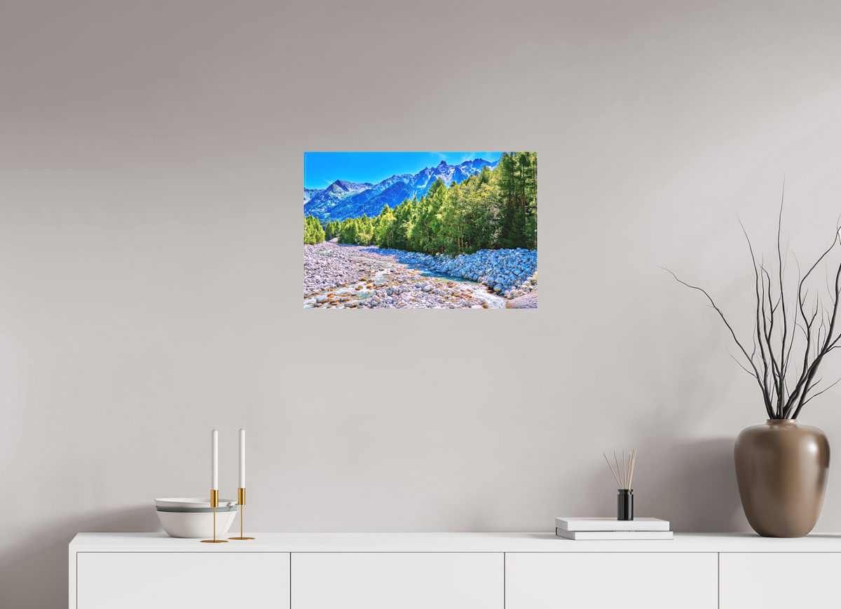 60 x 40 cm, Leinwand Textil Val Bregaglia 1