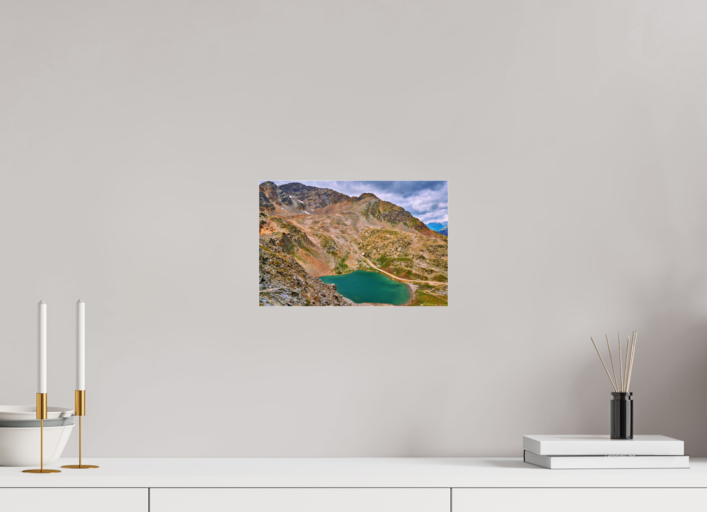 30 x 20 cm, Photo Print Under Acrylic Glass Diavolezza 8