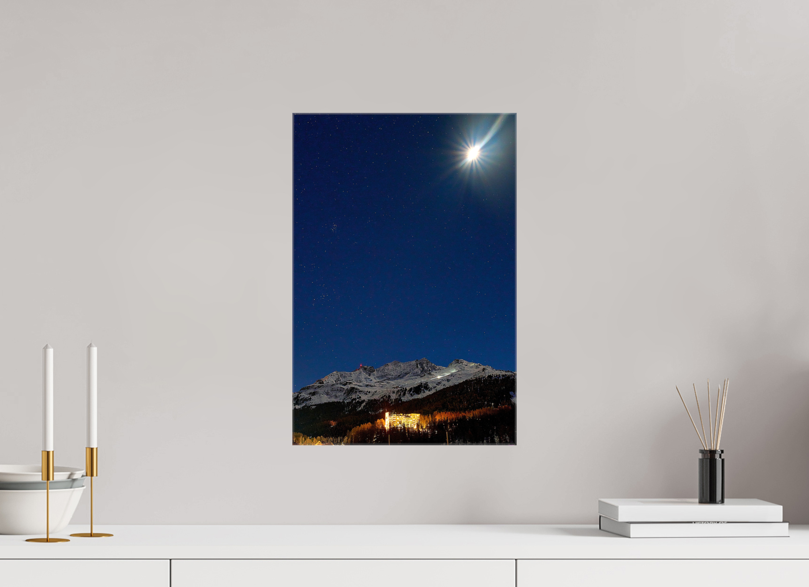 30 x 45 cm, Fotoleinwand glänzend ohne Rahmen Sils 21