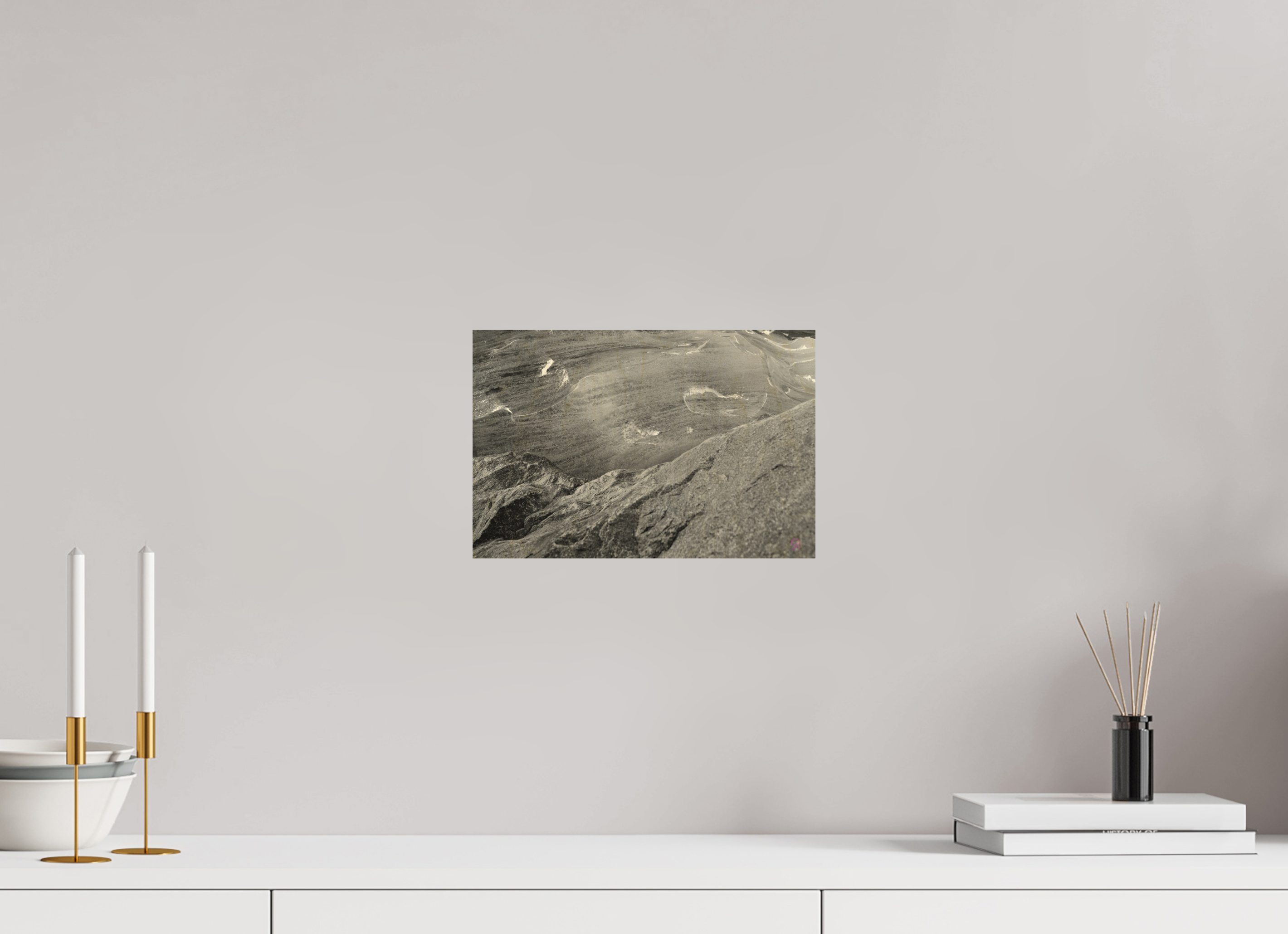 30 x 20 cm, Druck auf Holz Morteratsch 7