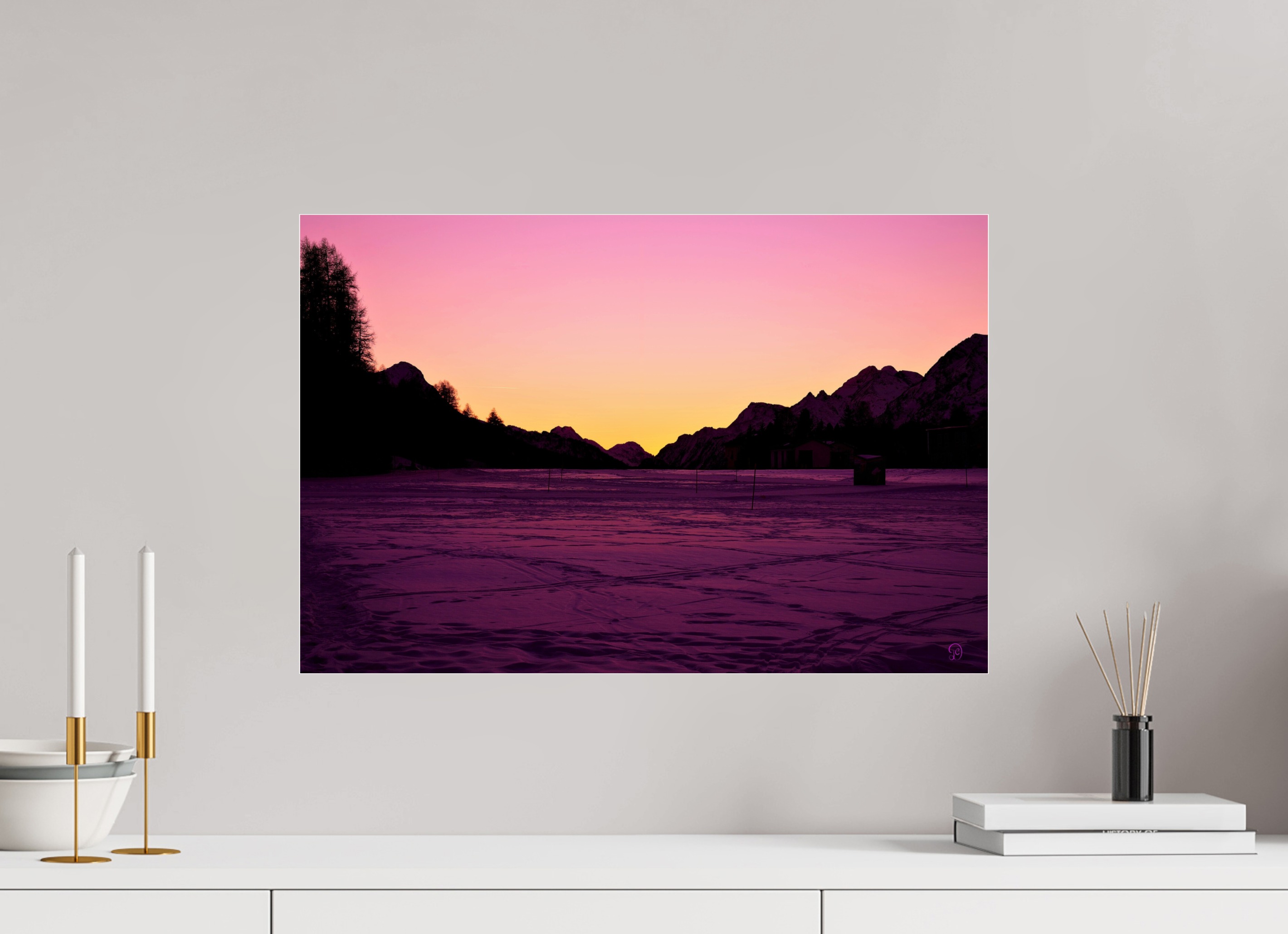 60 x 40 cm, Photo Print Under Acrylic Glass Sils 12