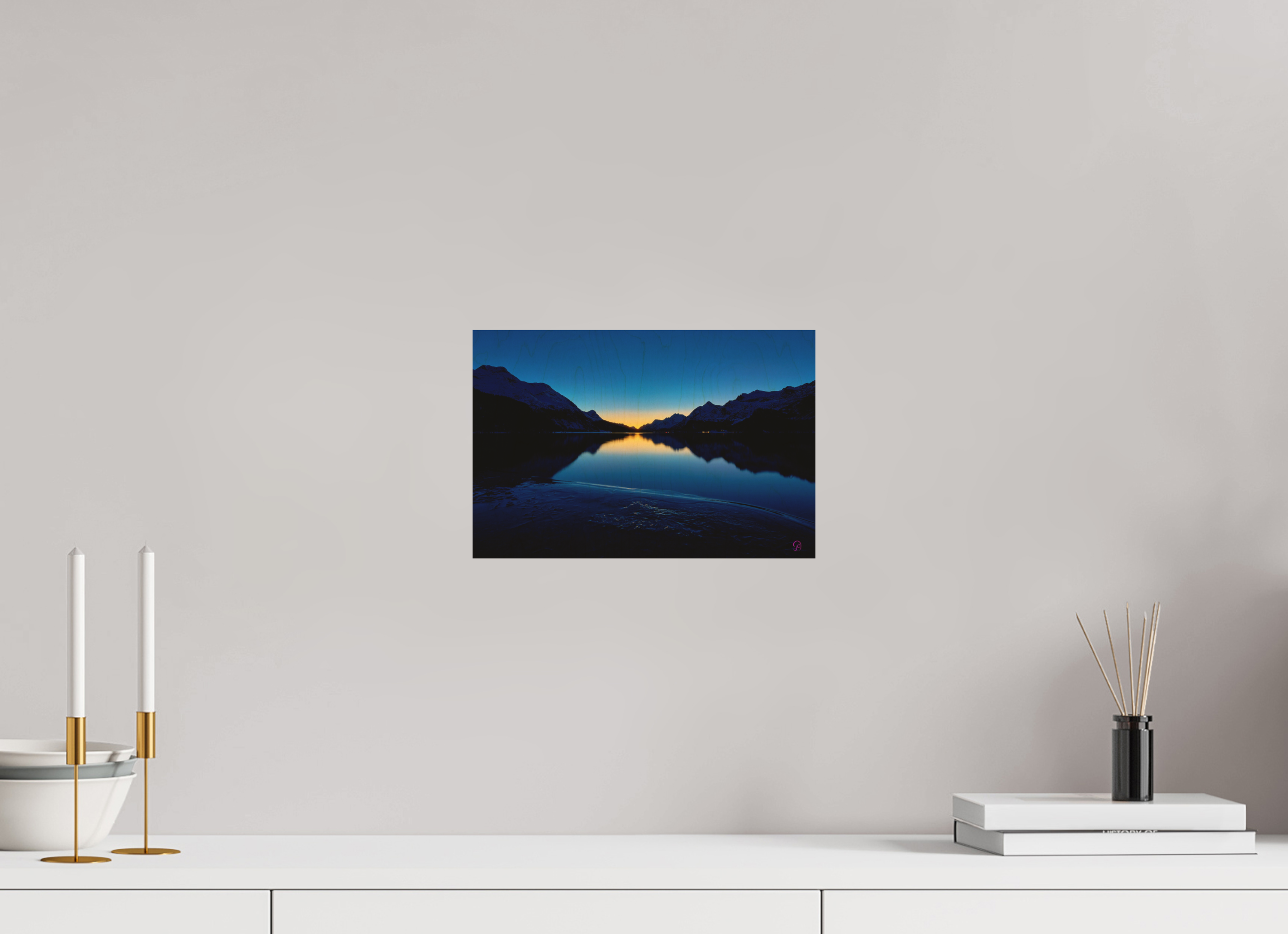 30 x 20 cm, Druck auf Holz Sils 15