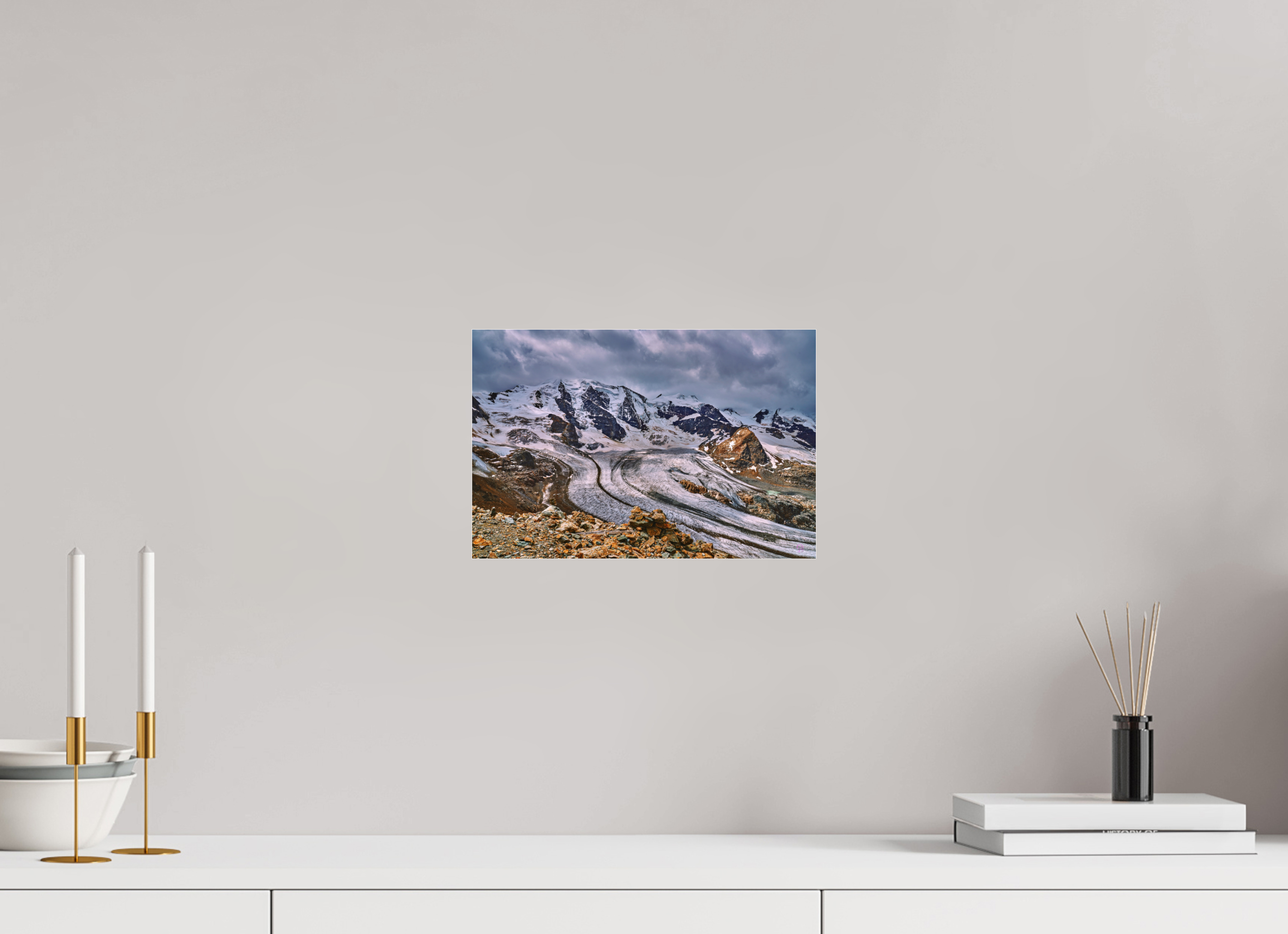 30 x 20 cm, Photo Print Under Acrylic Glass Diavolezza 4