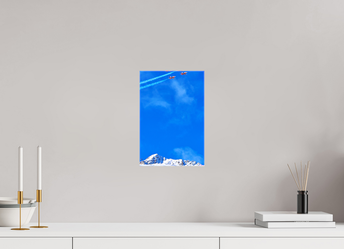 20 x 30 cm, Fotoleinwand glänzend ohne Rahmen Patrouille Suisse 6