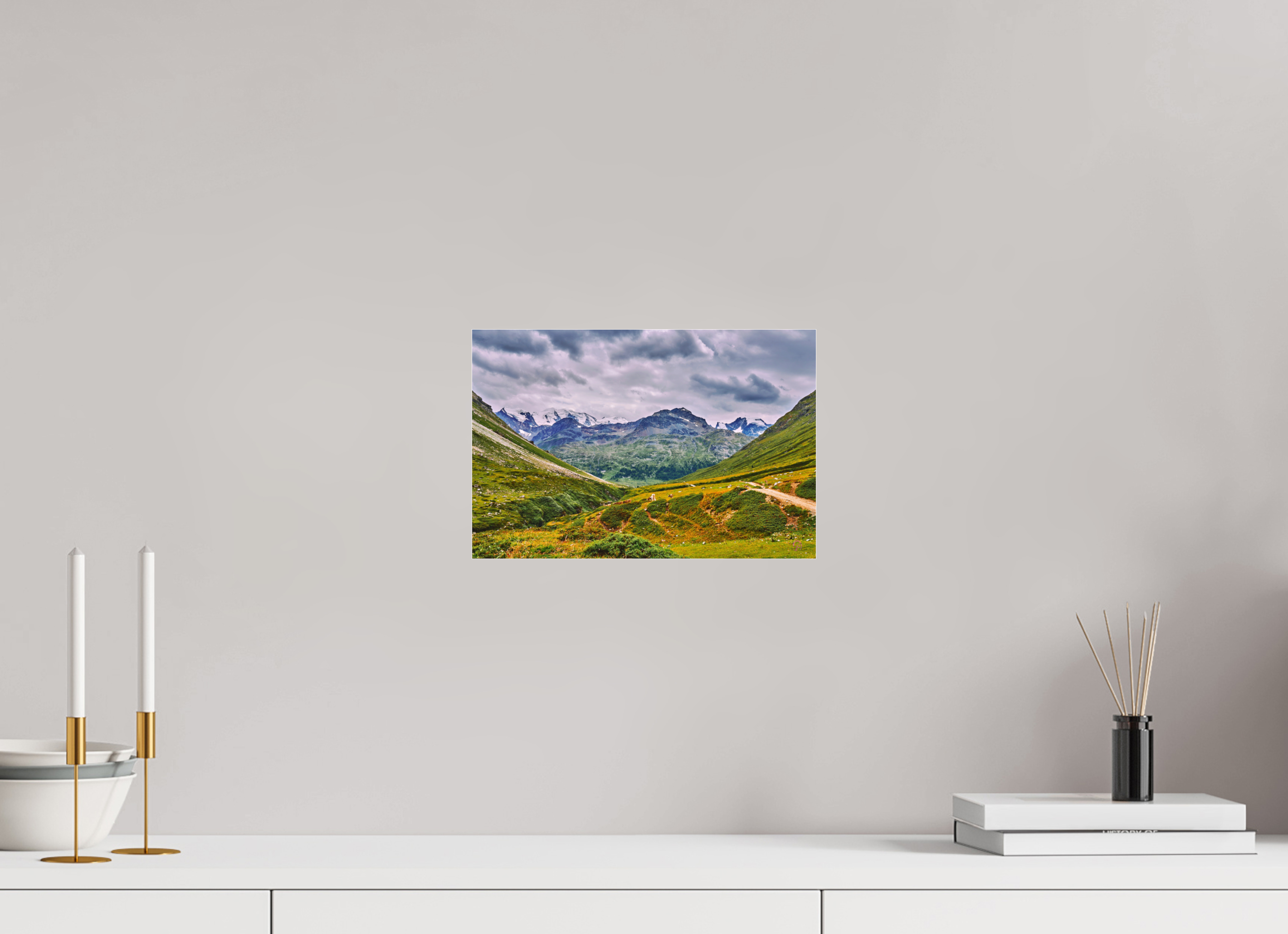 30 x 20 cm, Photo Print Under Acrylic Glass Diavolezza 2