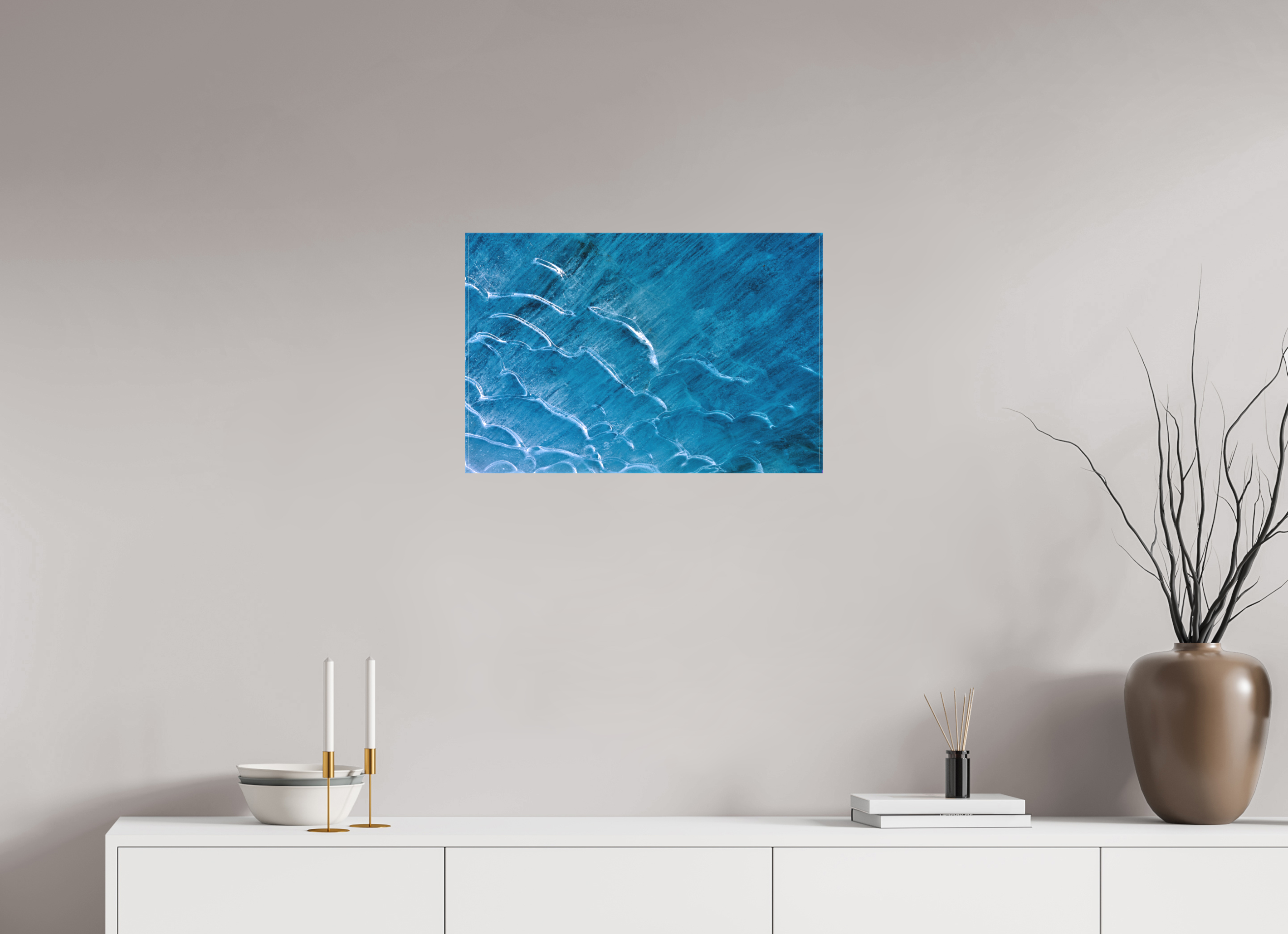 60 x 40 cm, Leinwand Textil Morteratsch 2