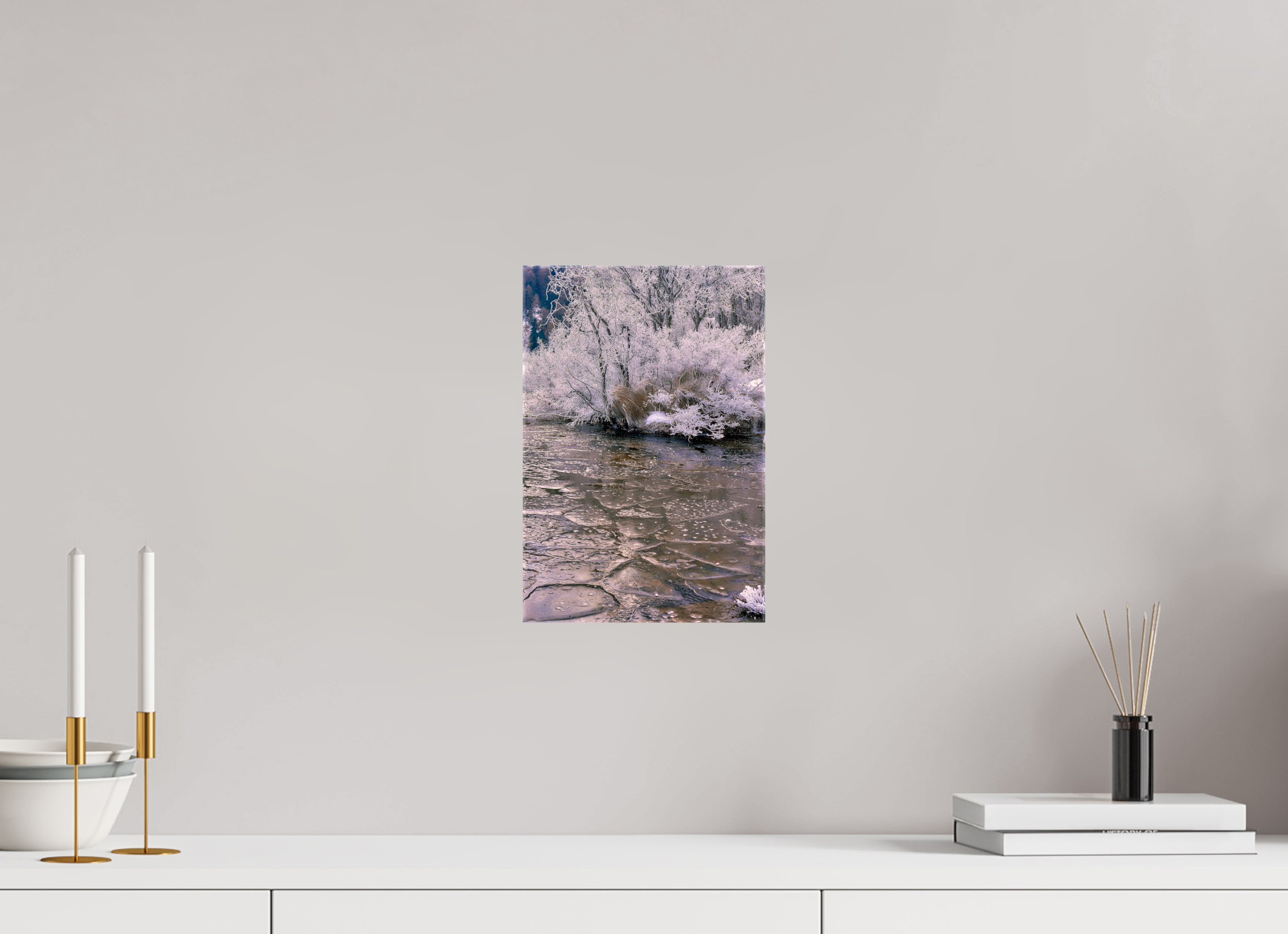 20 x 30 cm, Fotoleinwand glänzend ohne Rahmen Sils 1