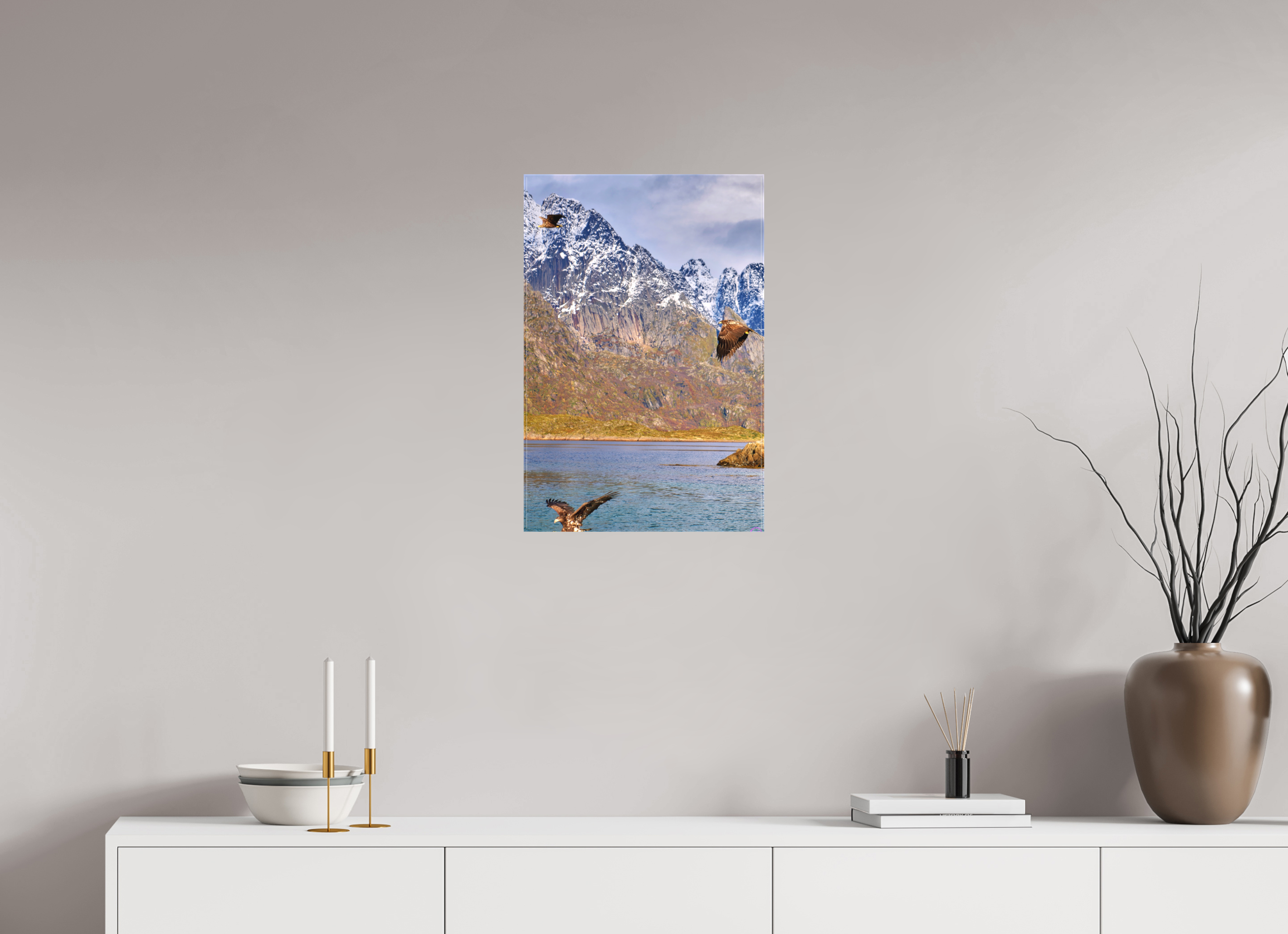 40 x 60 cm, Leinwand Textil Sea Eagle 5