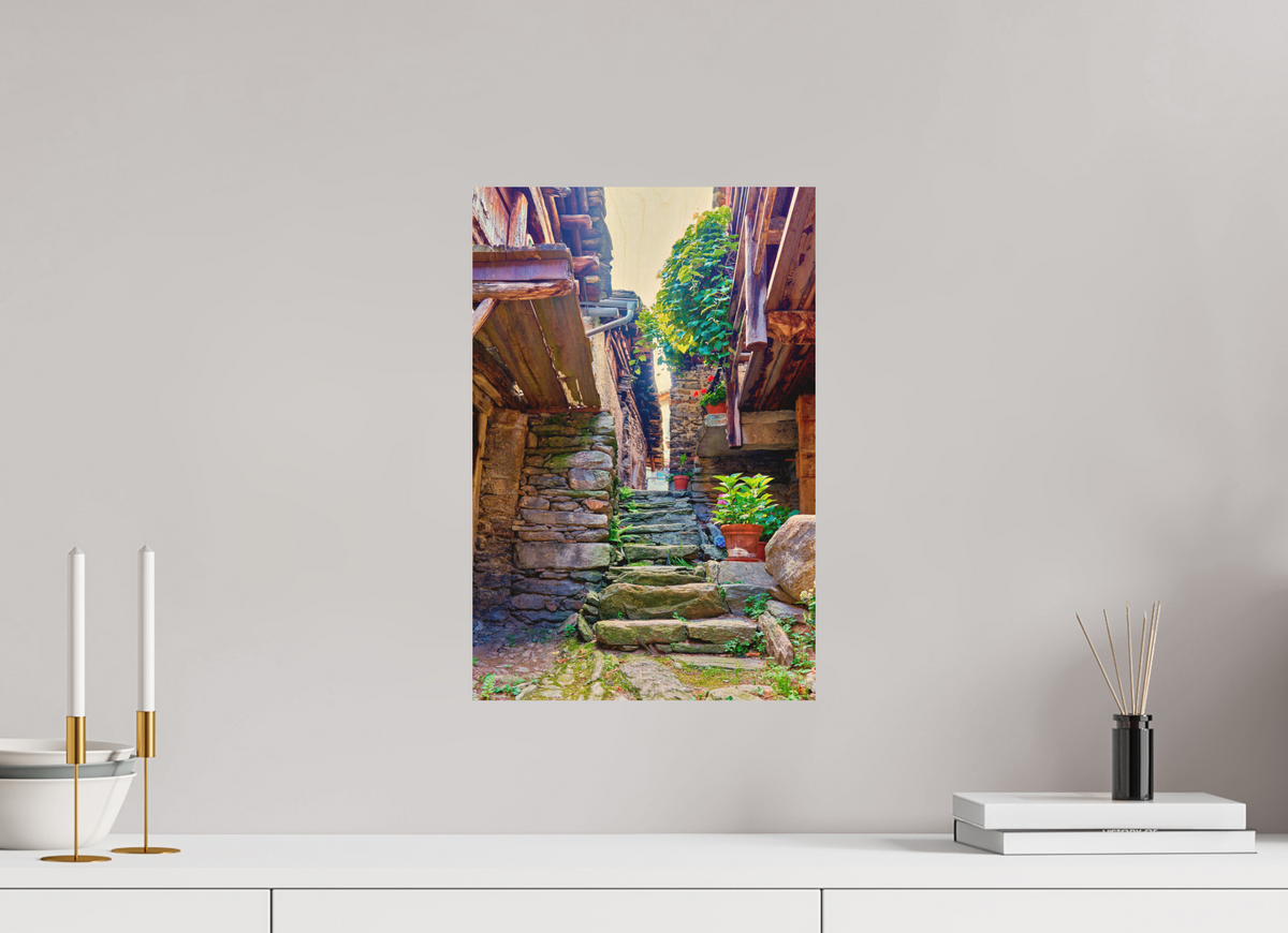 30 x 45 cm, Druck auf Holz Val Bregaglia 4