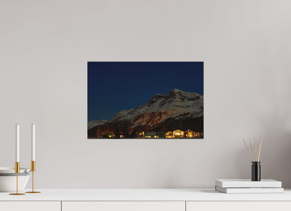 45 x 30 cm, Druck auf Holz Sils 23