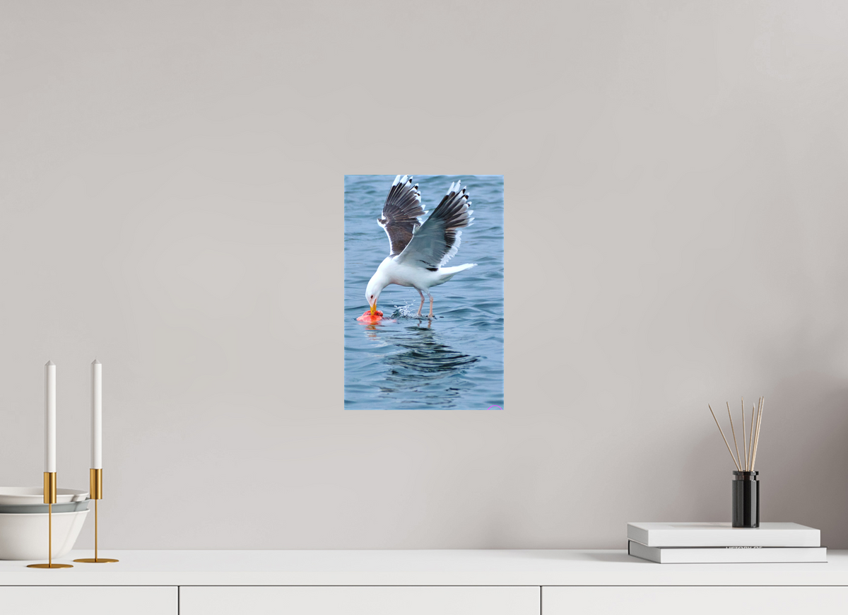 20 x 30 cm, Leinwand Textil Seagull 2