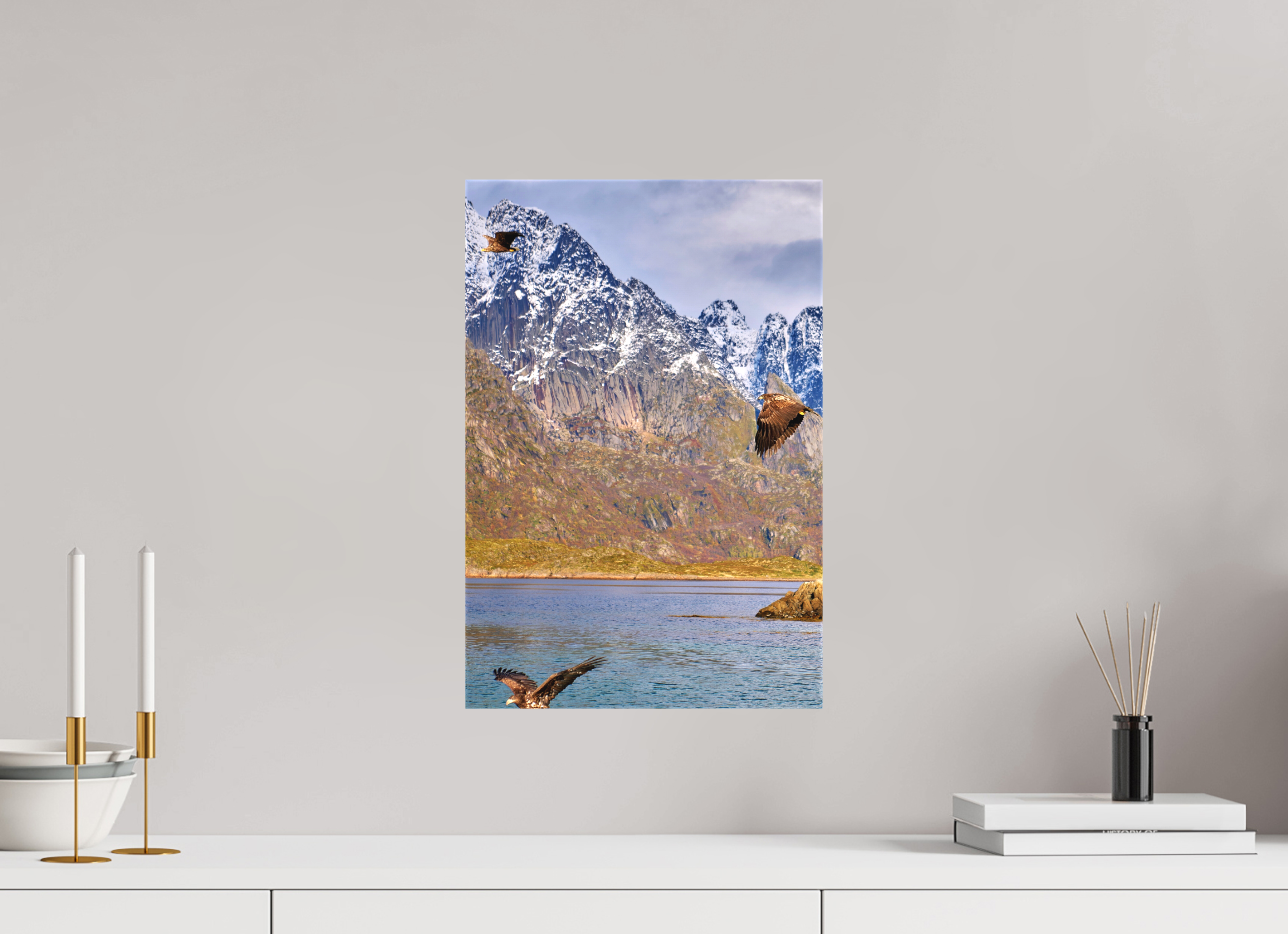 30 x 45 cm, Leinwand Textil Sea Eagle 5