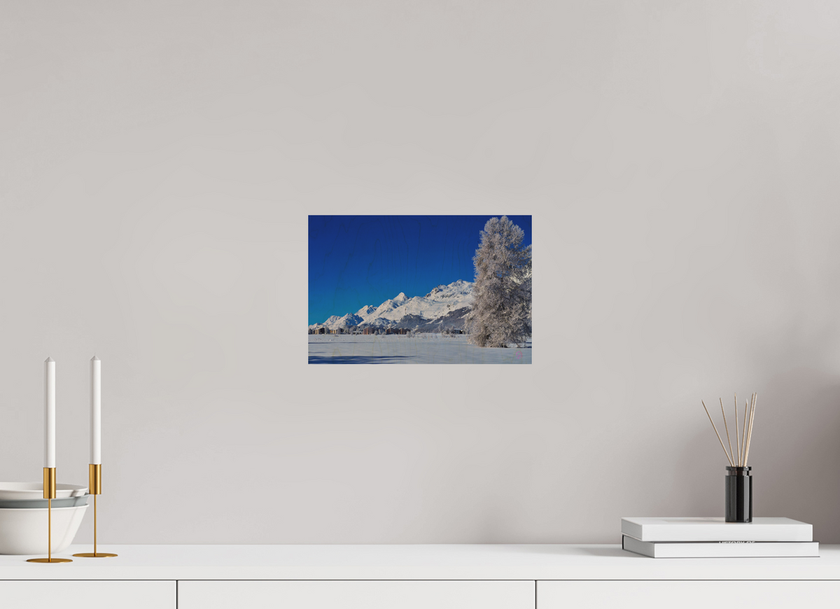 30 x 20 cm, Druck auf Holz Sils 31