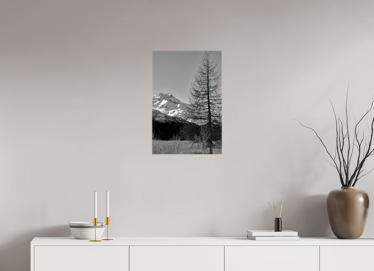 40 x 60 cm, Fotoleinwand glänzend ohne Rahmen Sils 9