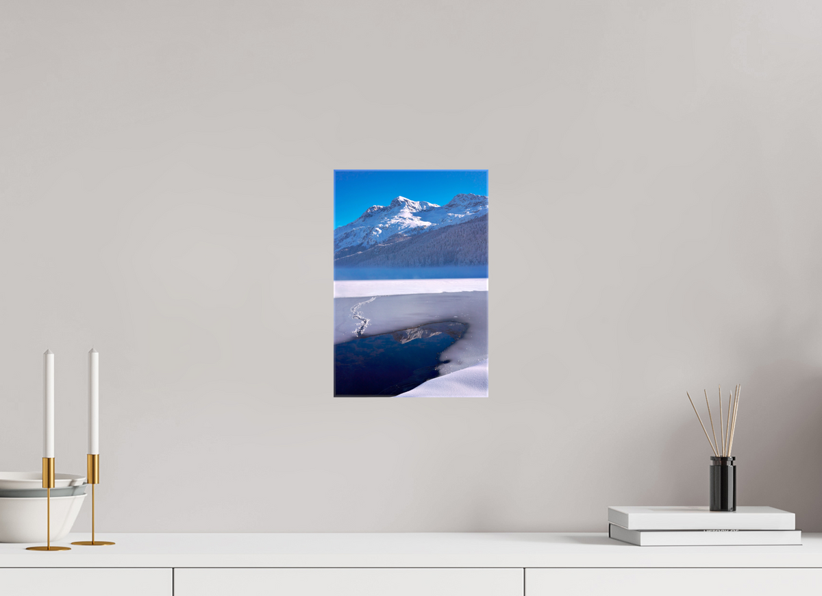 20 x 30 cm, Fotoleinwand glänzend ohne Rahmen Sils 30