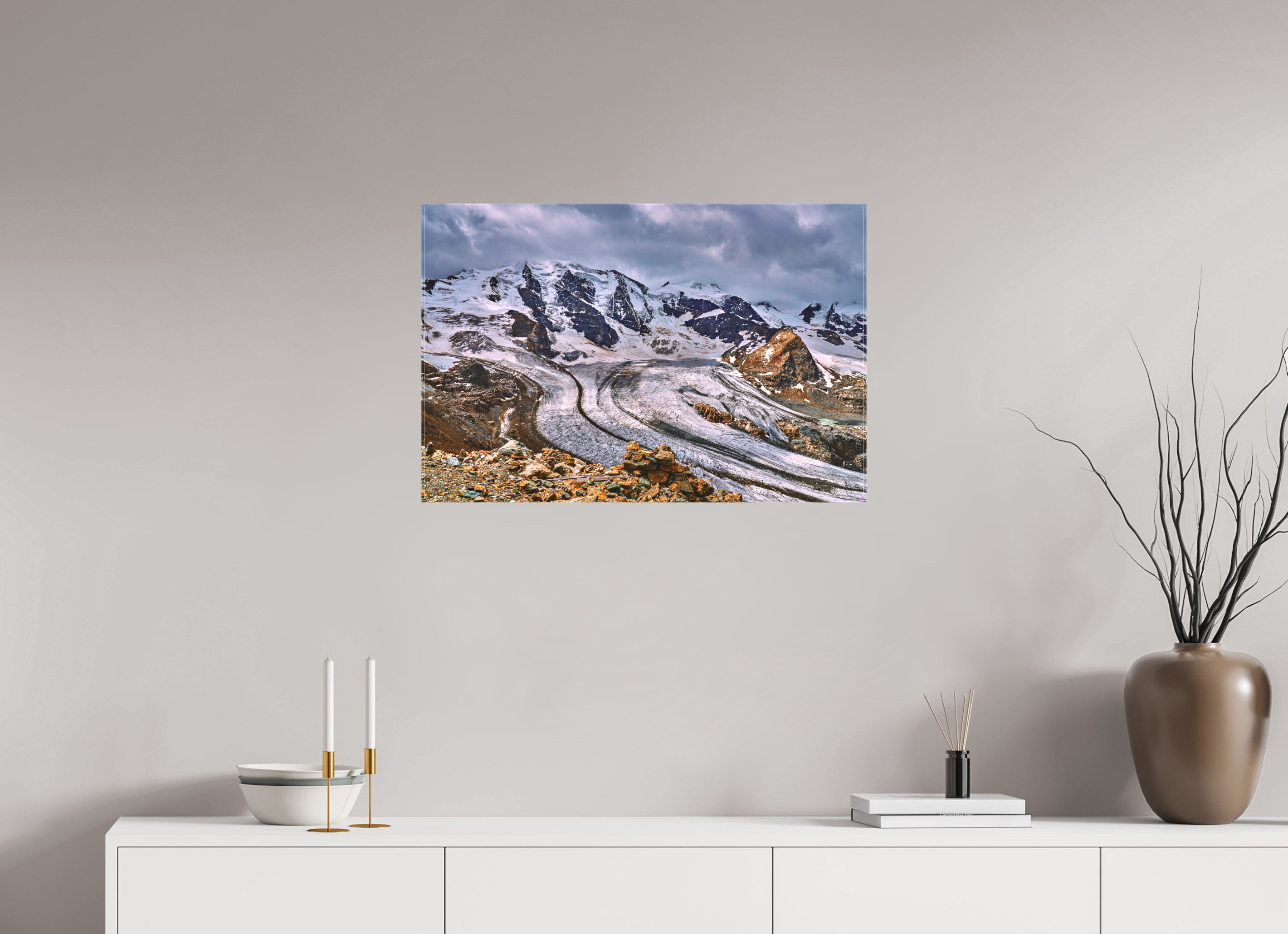 75 x 50 cm, Leinwand Textil Diavolezza 4