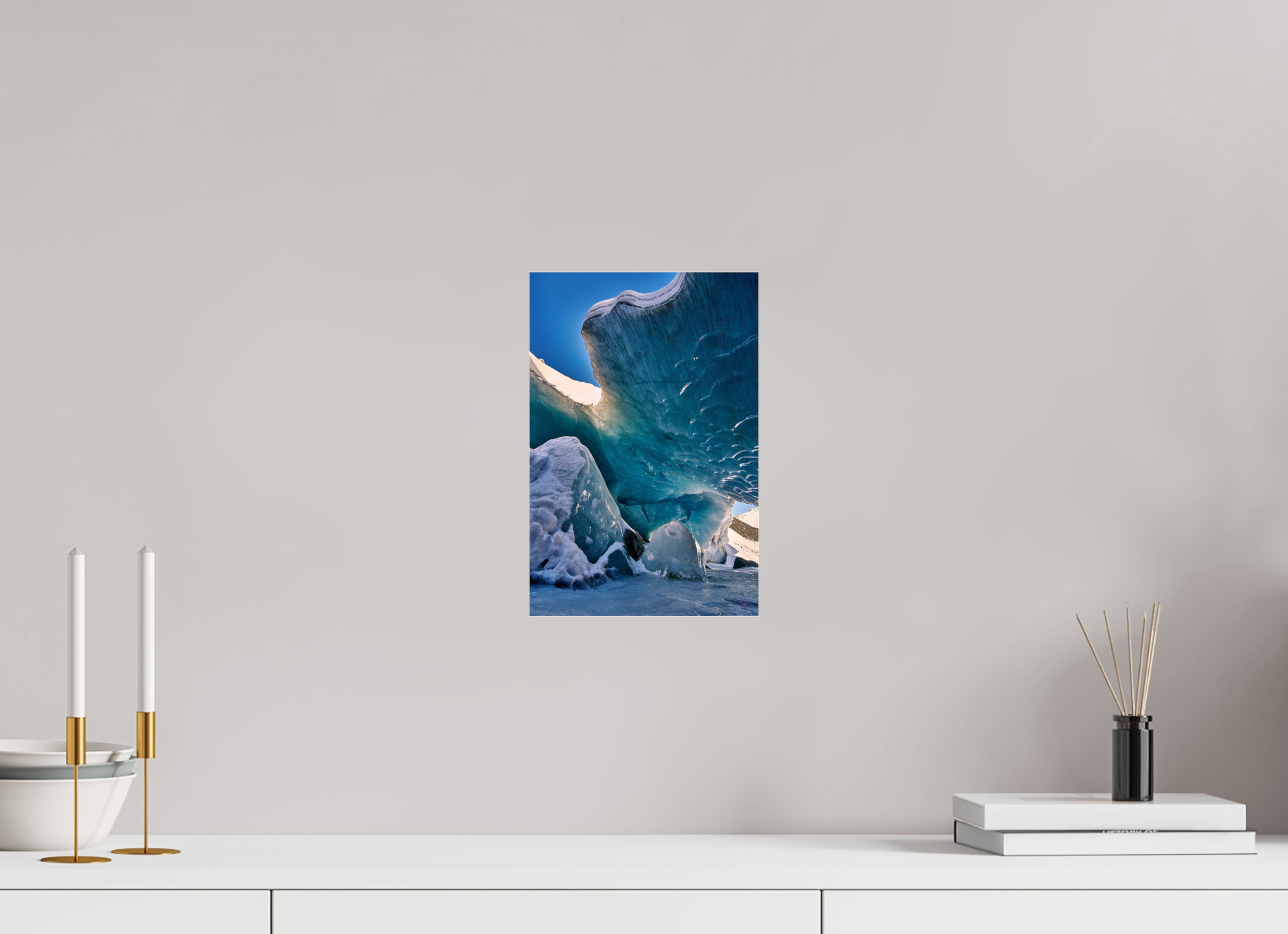 20 x 30 cm, Photo Print Under Acrylic Glass Morteratsch 9