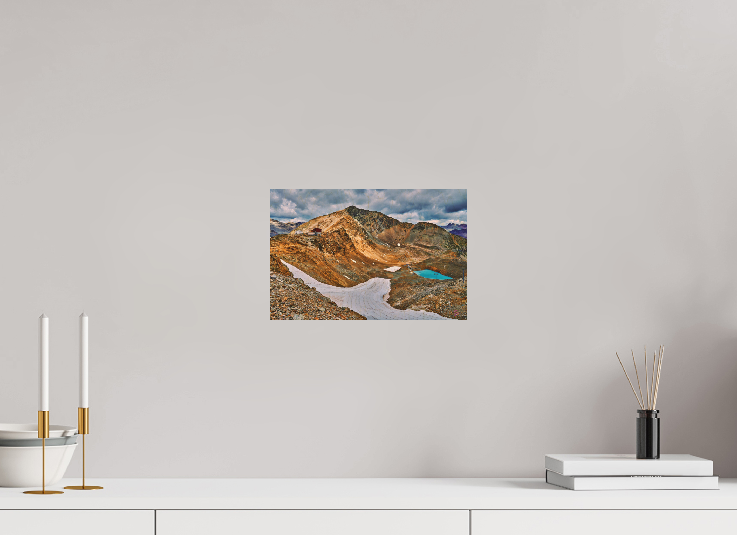 30 x 20 cm, Druck auf Holz Diavolezza 5