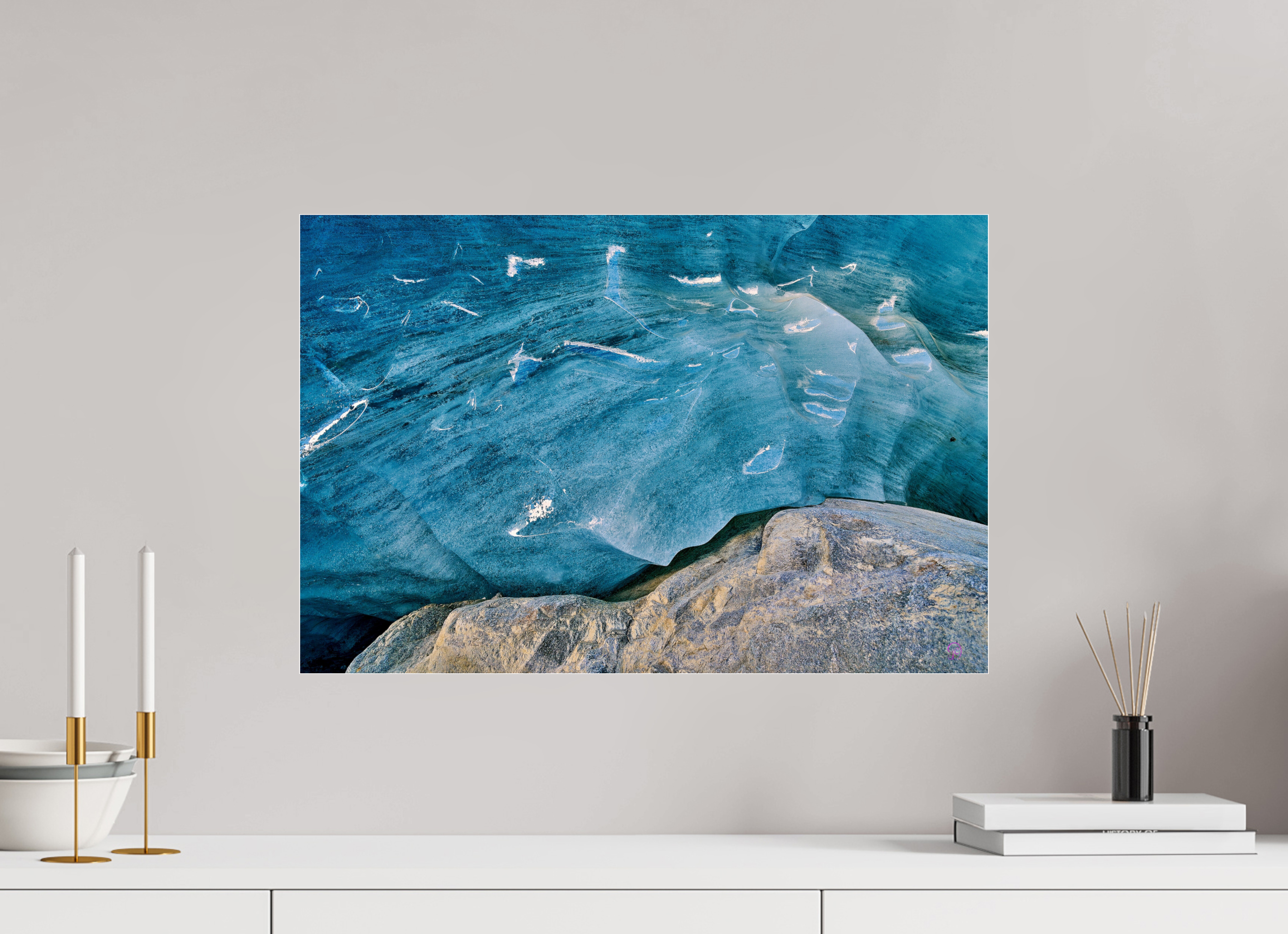 60 x 40 cm, Photo Print Under Acrylic Glass Morteratsch 10