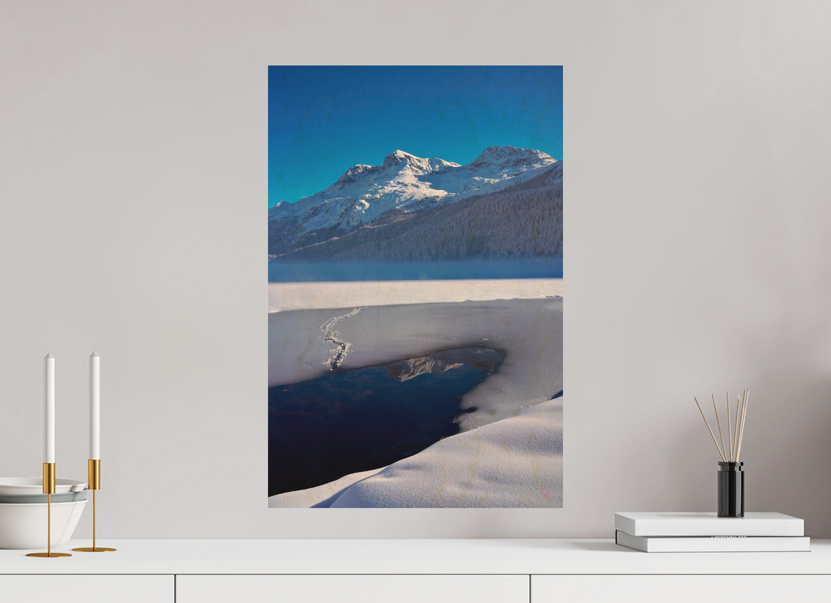 40 x 60 cm, Druck auf Holz Sils 30