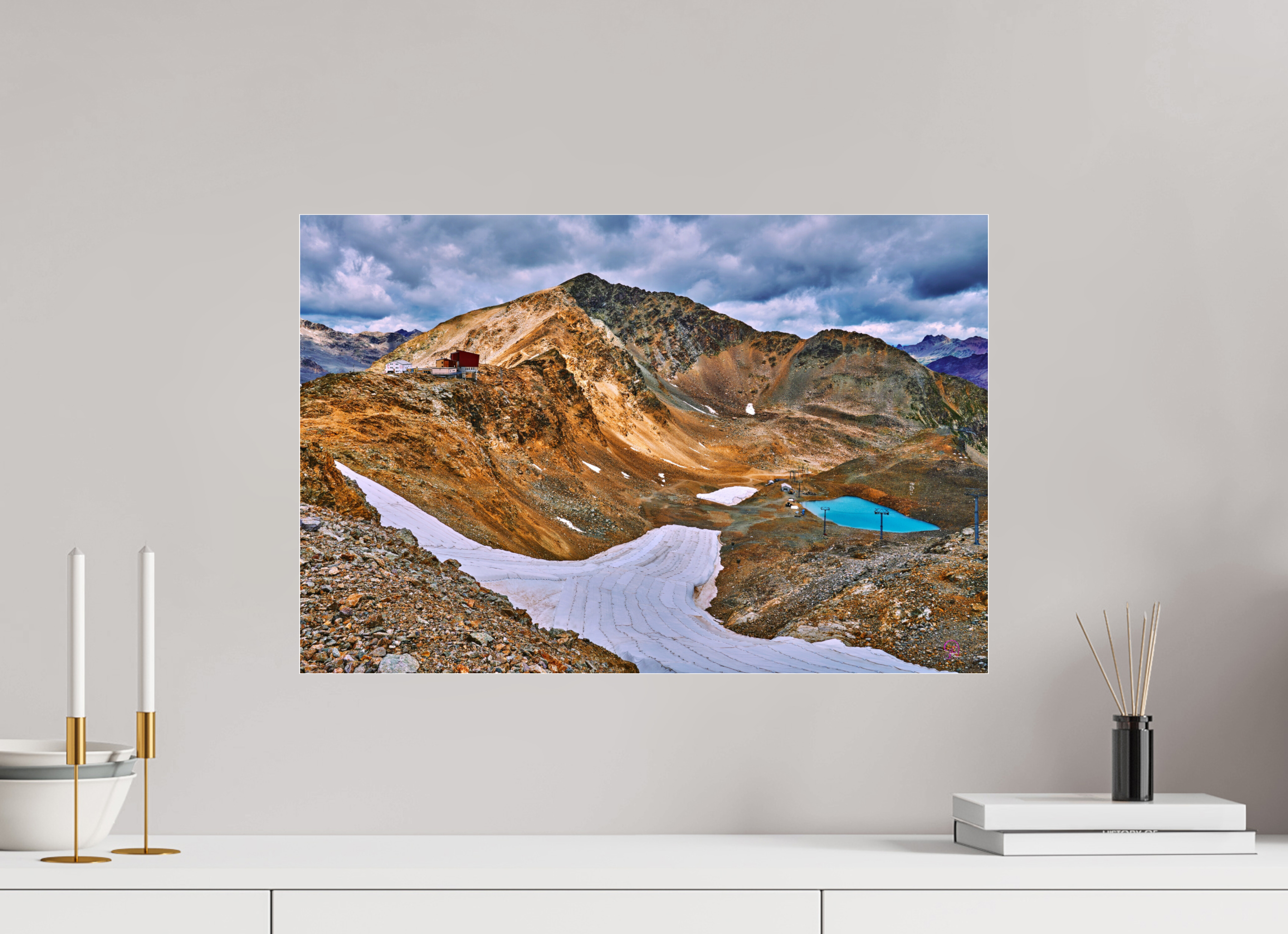 60 x 40 cm, Photo Print Under Acrylic Glass Diavolezza 5