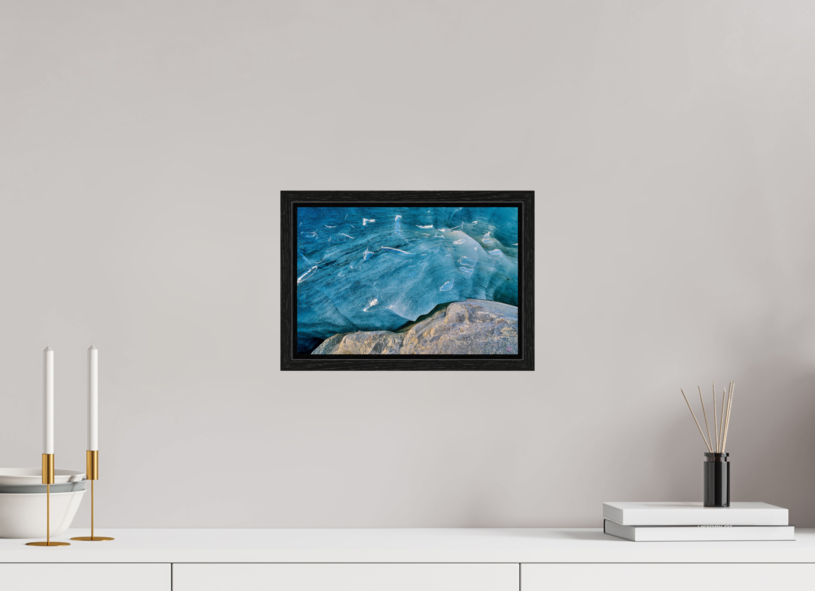 30 x 20 cm, Floater Frame Morteratsch 10