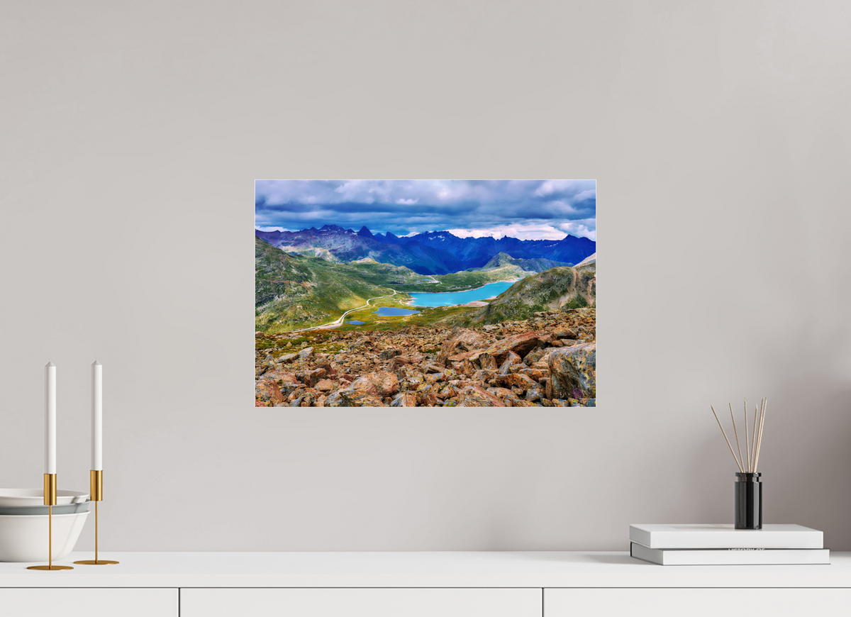 45 x 30 cm, Photo Print Under Acrylic Glass Diavolezza 7