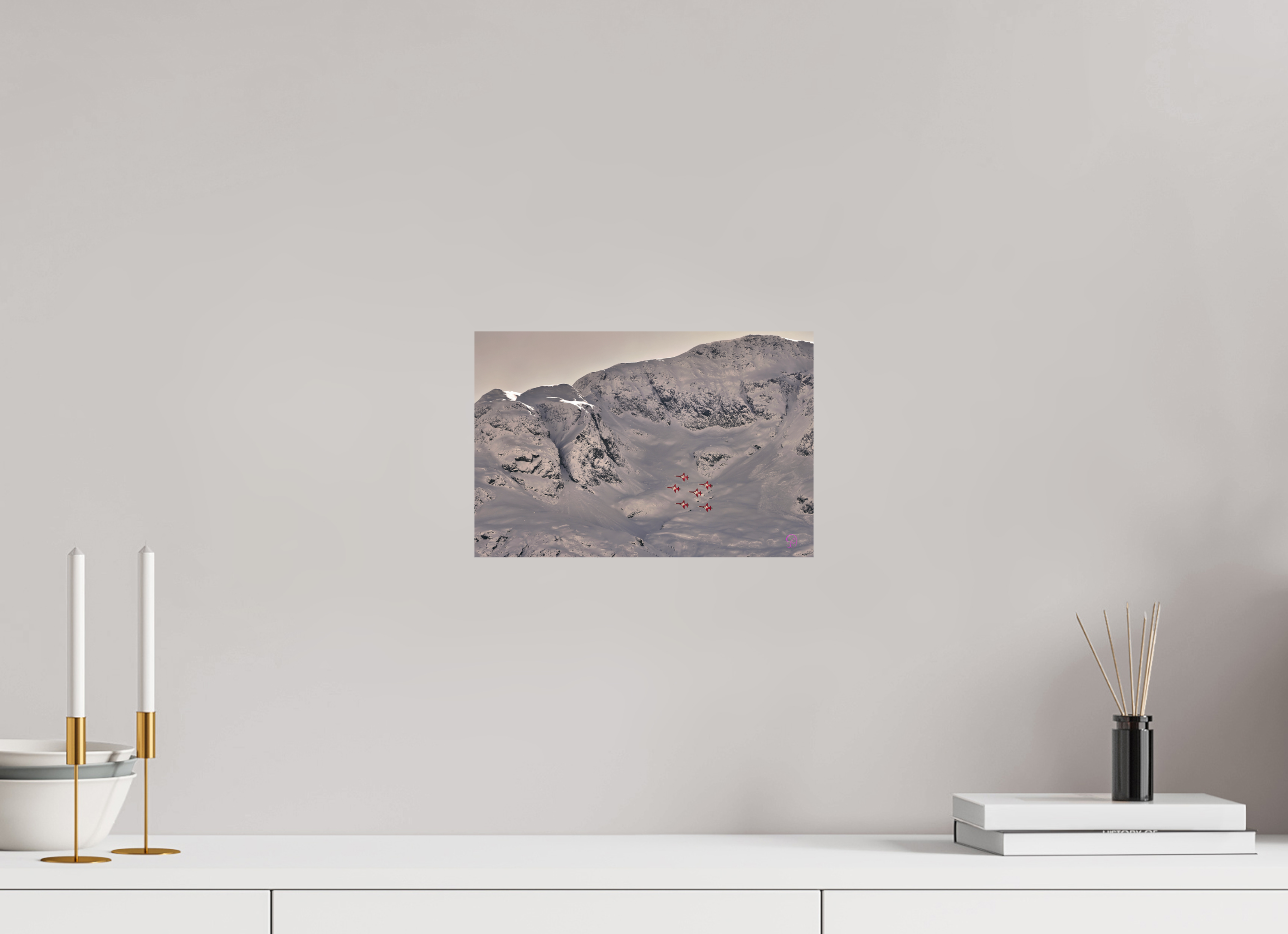 30 x 20 cm, Photo Print On Fuji Crystal DP II Patrouille Suisse 7