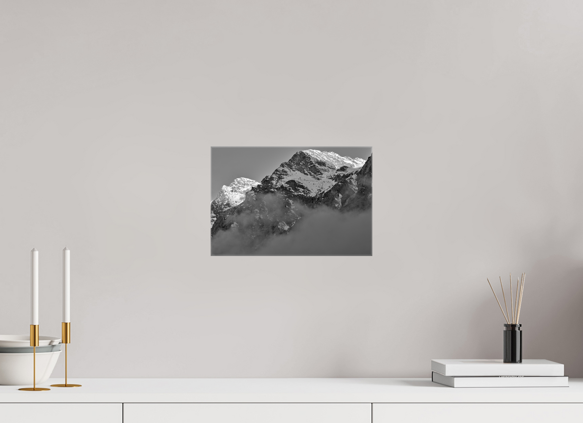 30 x 20 cm, Fotoleinwand glänzend ohne Rahmen Sils 25