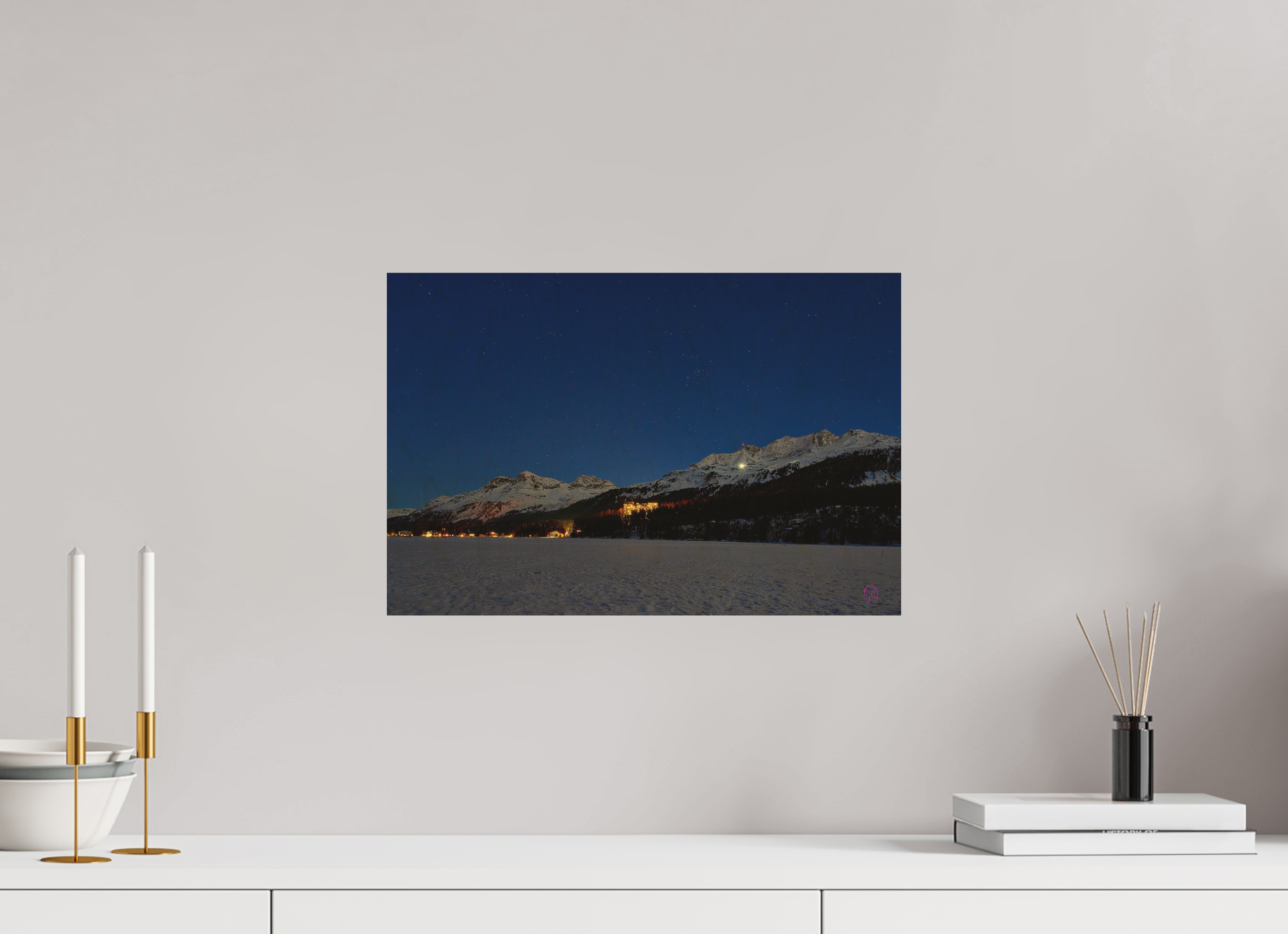 45 x 30 cm, Druck auf Holz Sils 19
