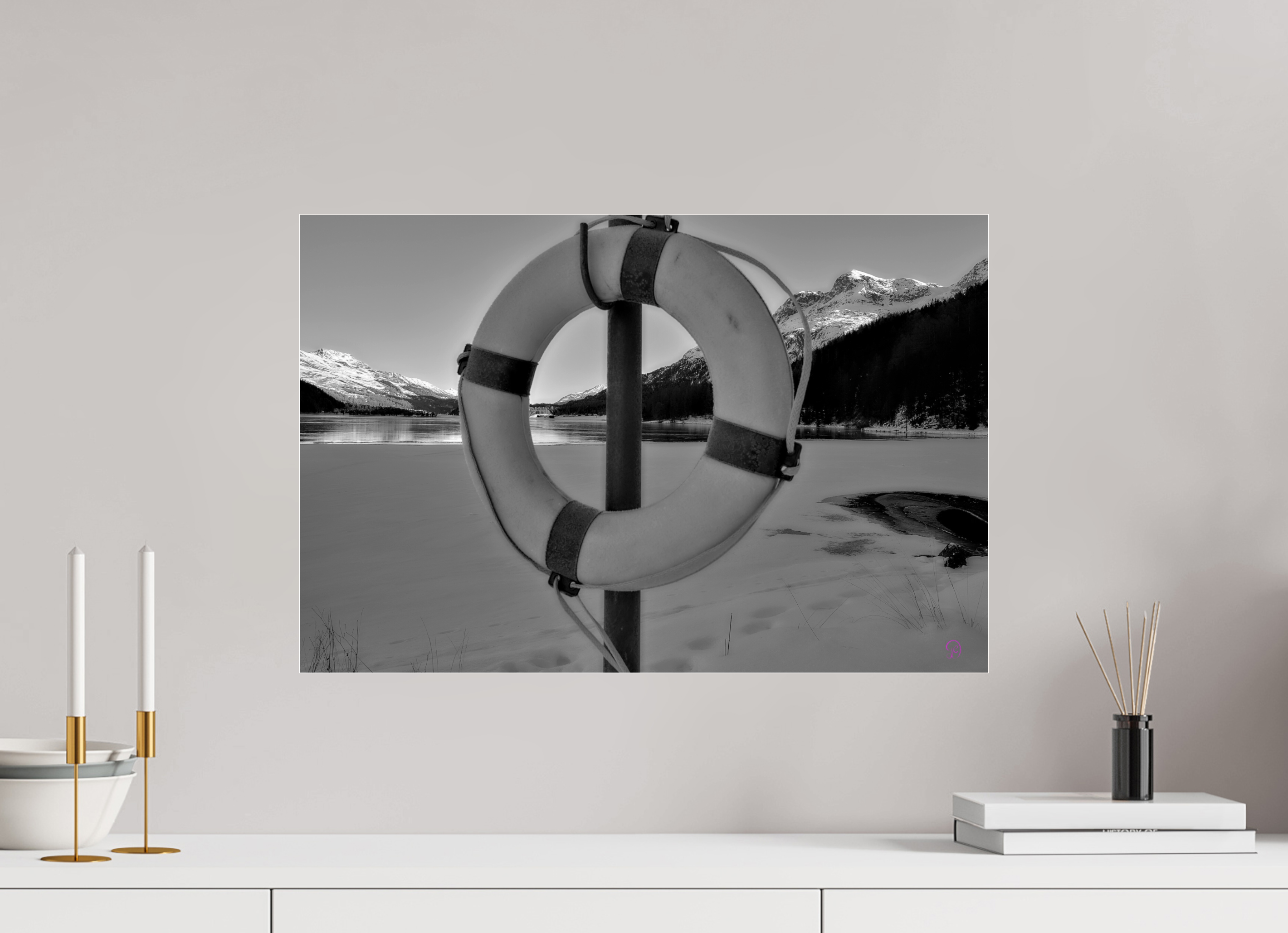 60 x 40 cm, Photo Print Under Acrylic Glass Sils 3