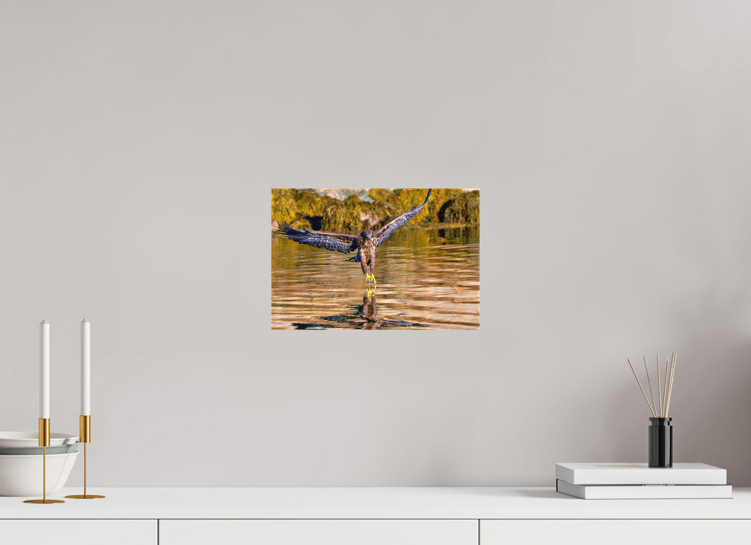 30 x 20 cm, Leinwand Textil Sea Eagle 2