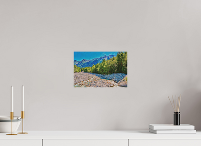 30 x 20 cm, Druck auf Holz Val Bregaglia 1