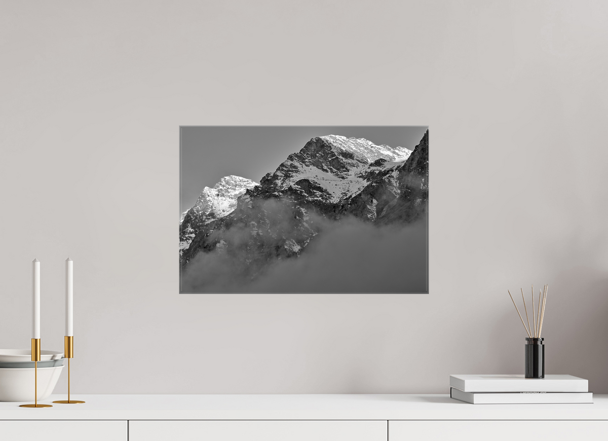 45 x 30 cm, Fotoleinwand glänzend ohne Rahmen Sils 25