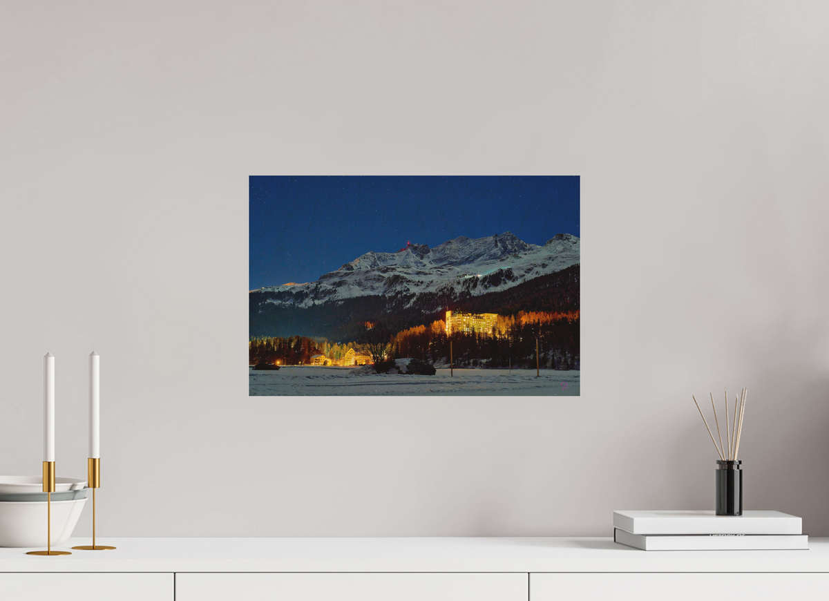 45 x 30 cm, Druck auf Holz Sils 22