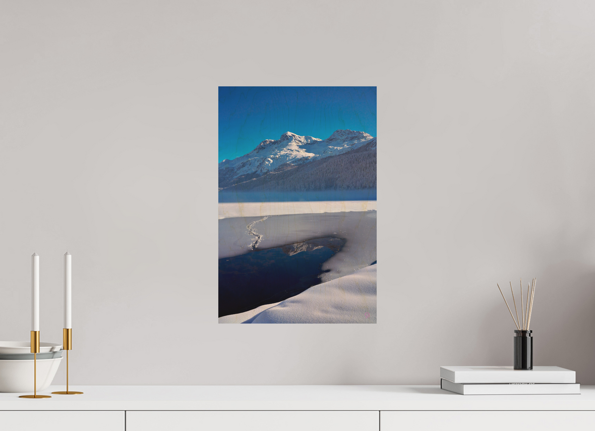 30 x 45 cm, Druck auf Holz Sils 30