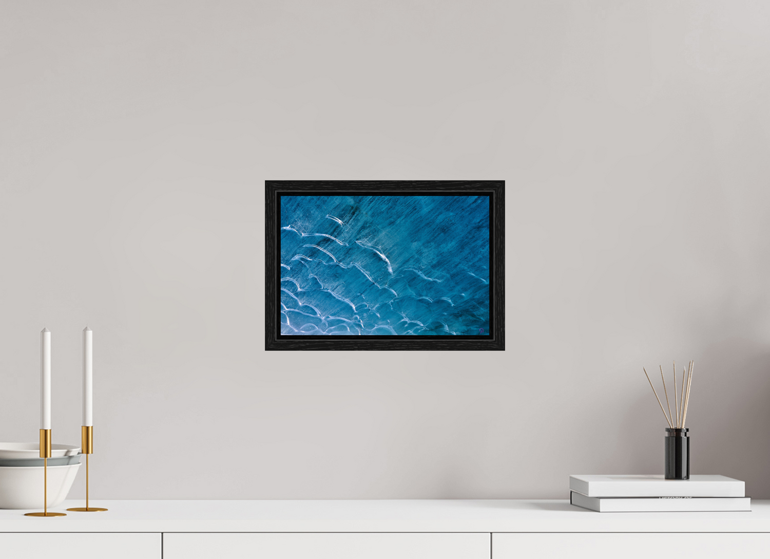 30 x 20 cm, Floater Frame Morteratsch 2