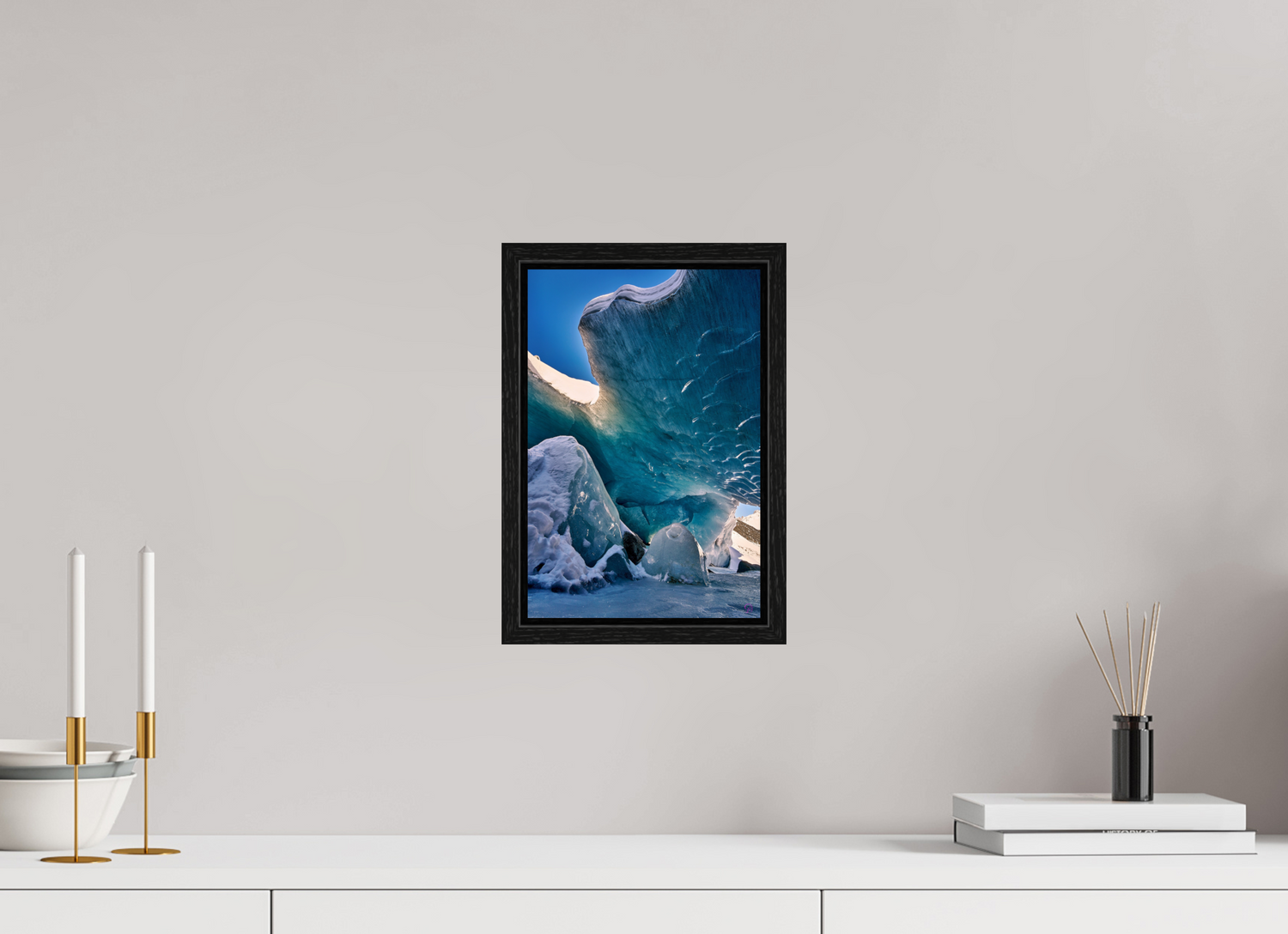 20 x 30 cm, Floater Frame Morteratsch 9